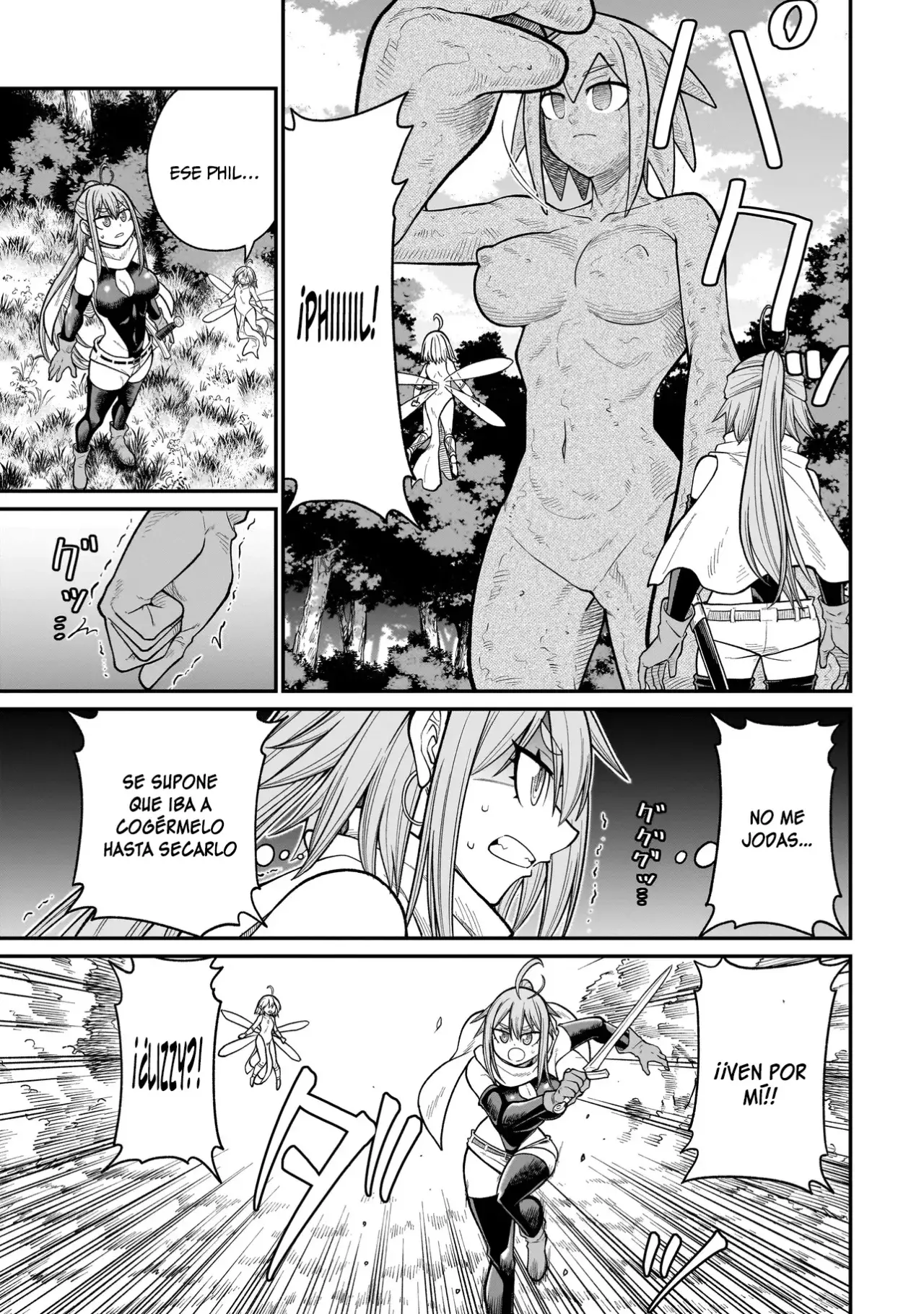 The Former Hero Wants to Lose to Monster Girl Capitulo 6: Golems página 13