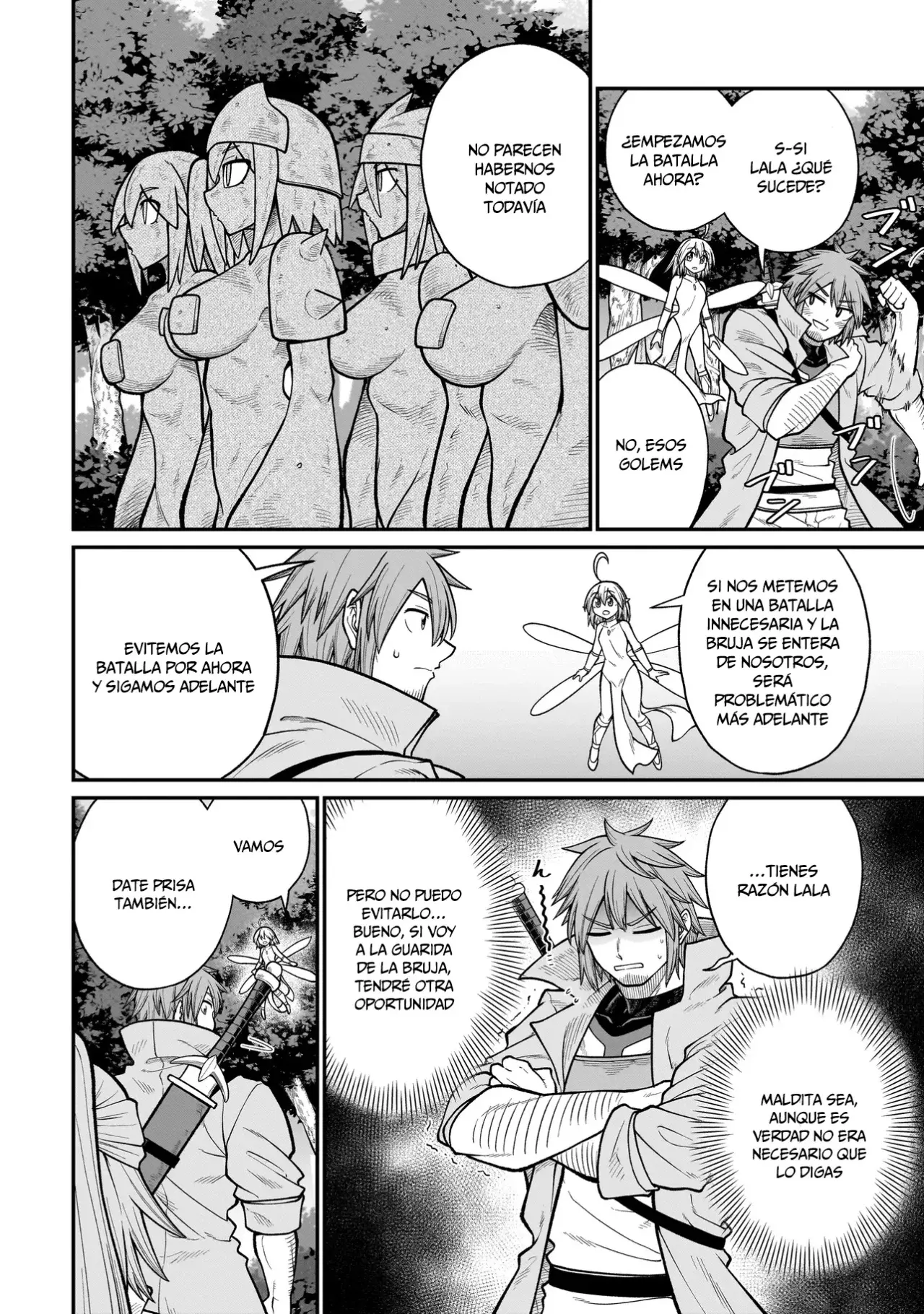 The Former Hero Wants to Lose to Monster Girl Capitulo 6: Golems página 4