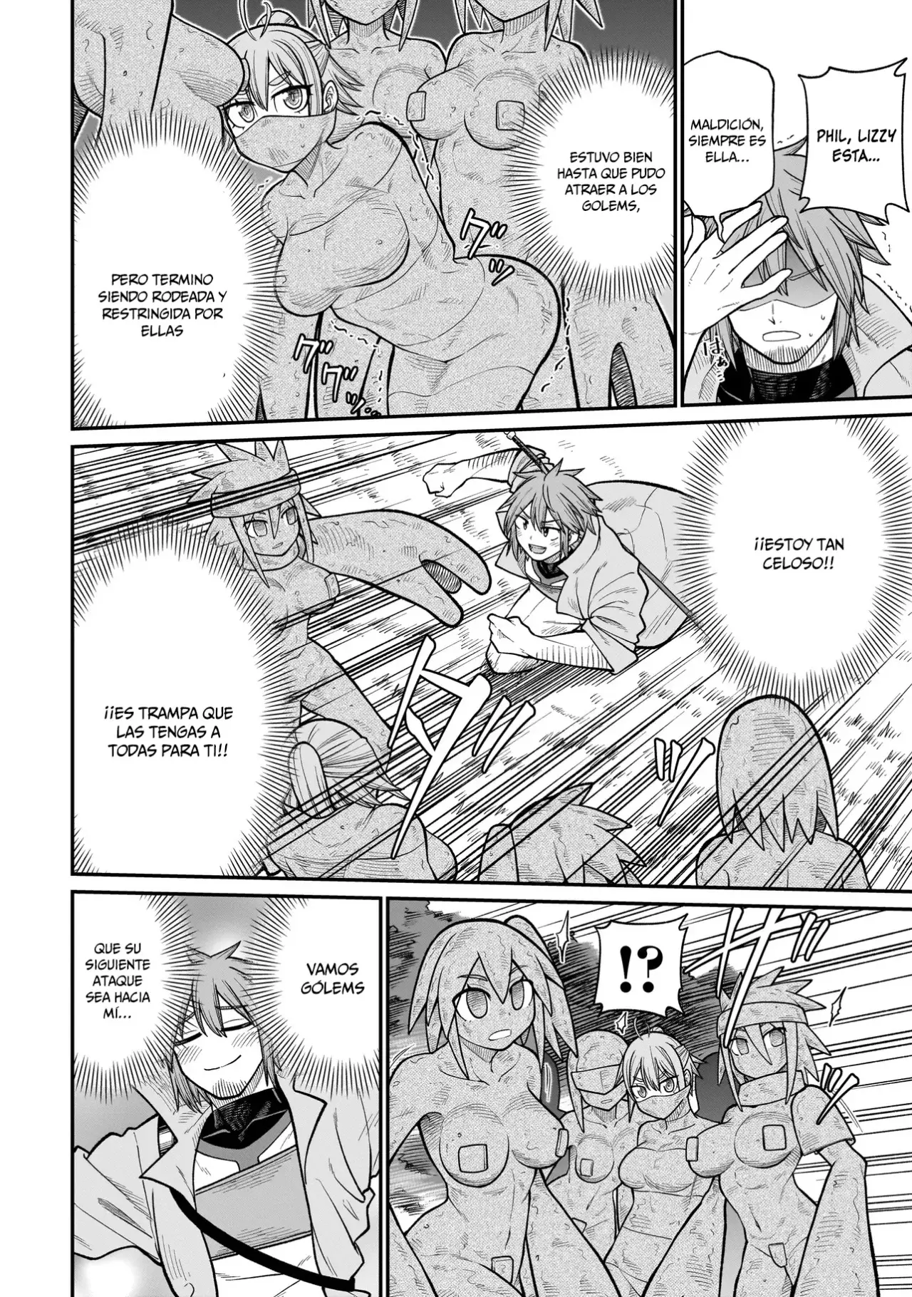The Former Hero Wants to Lose to Monster Girl Capitulo 6: Golems página 8