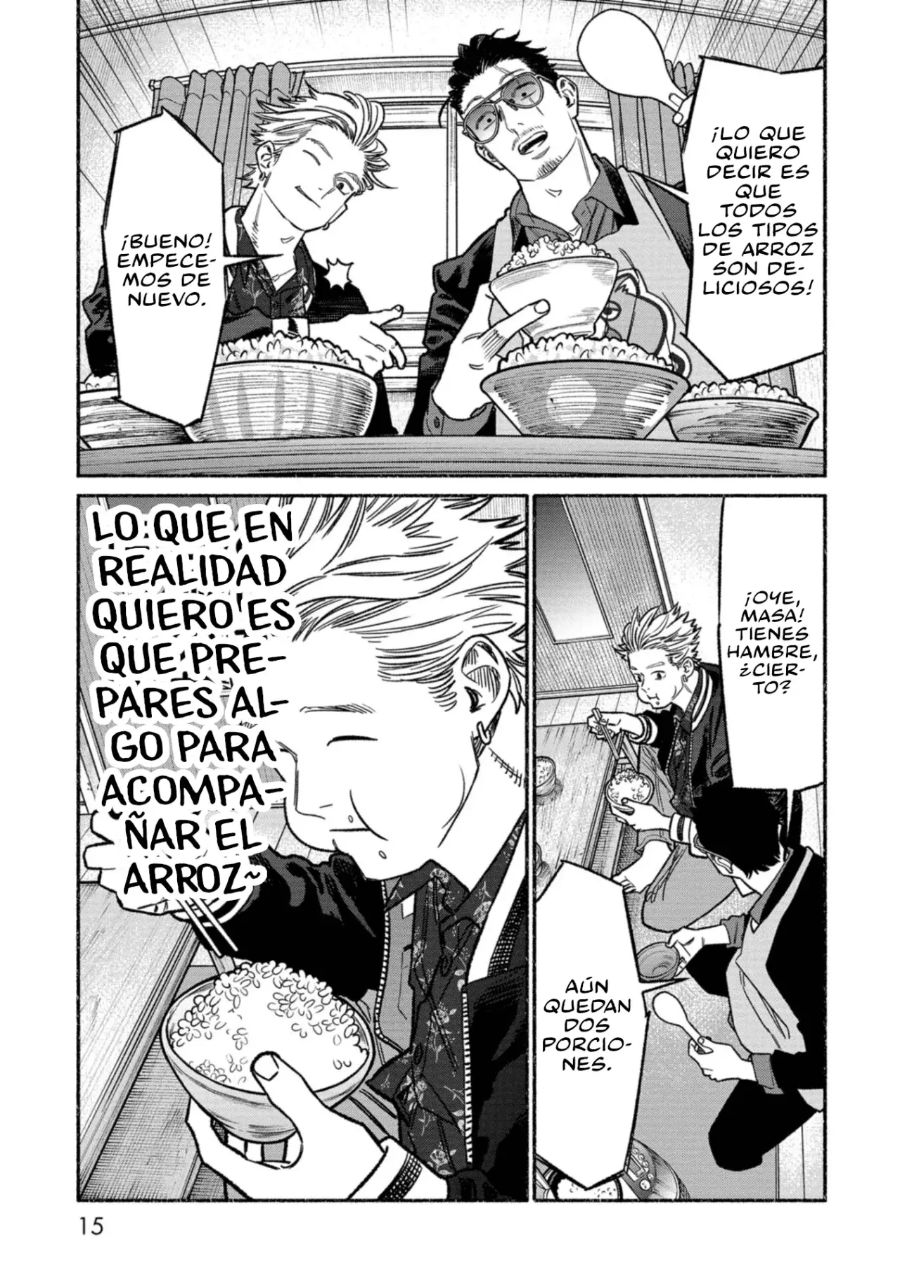 Gokushufudou Capitulo 136 página 17