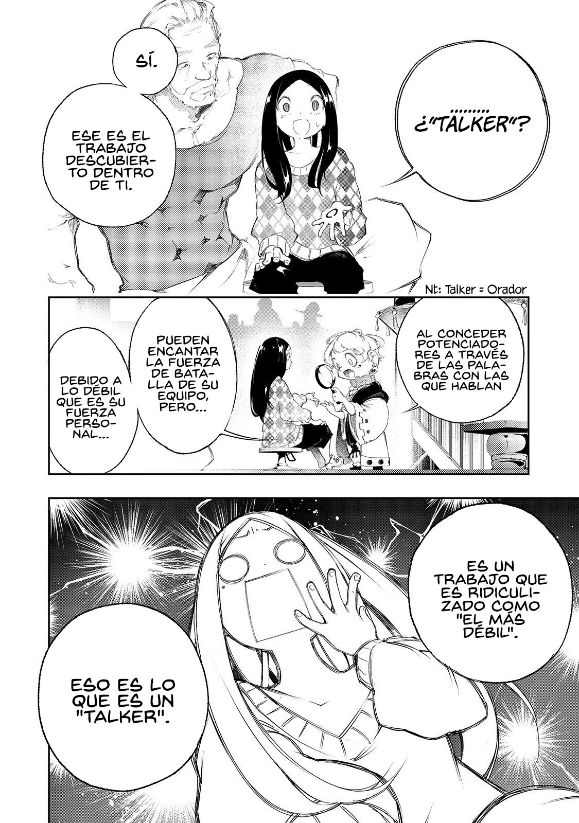 Soy el Talker más despiadado y dominaré al clan más fuerte del mundo Capitulo 1: El estimado abuelo y la razón por la que el más débil aspira a ser el más fuerte página 14