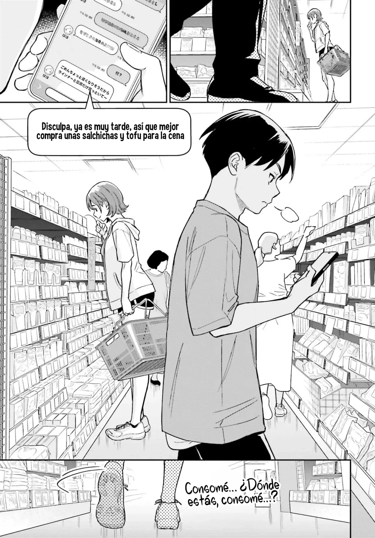 Boku no Kanojo wa Dekkawaii Capitulo 9: Comprando consomé página 8