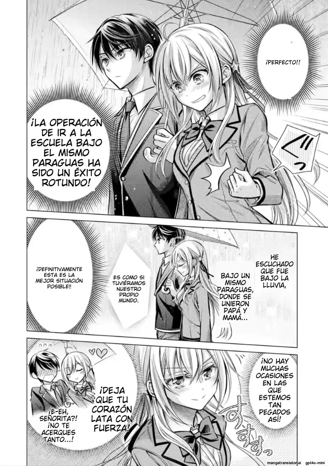 Desde que se confesaron, el comportamiento de la señorita ha sido extraño. Capitulo 1.2 página 13
