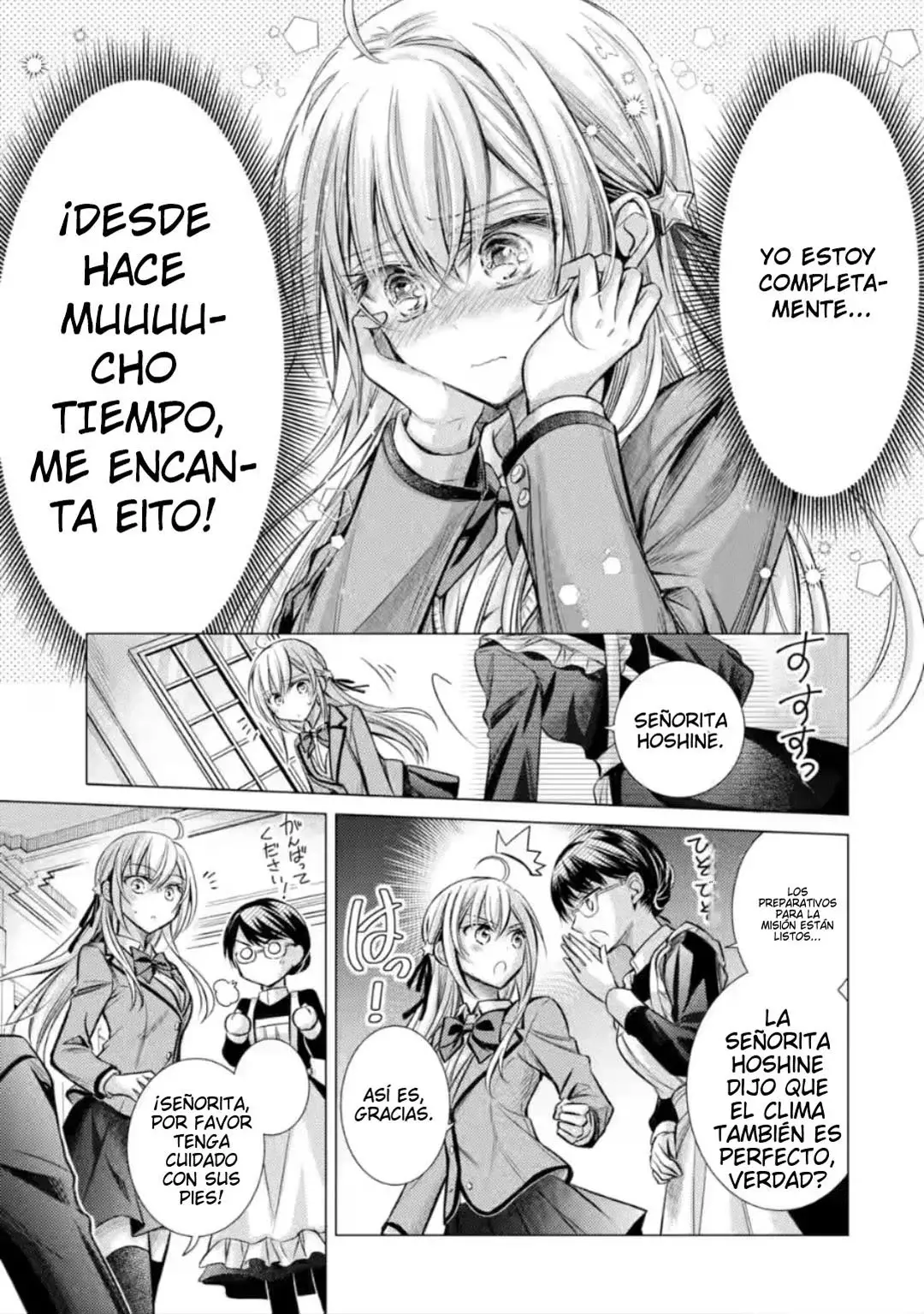 Desde que se confesaron, el comportamiento de la señorita ha sido extraño. Capitulo 1.2 página 6