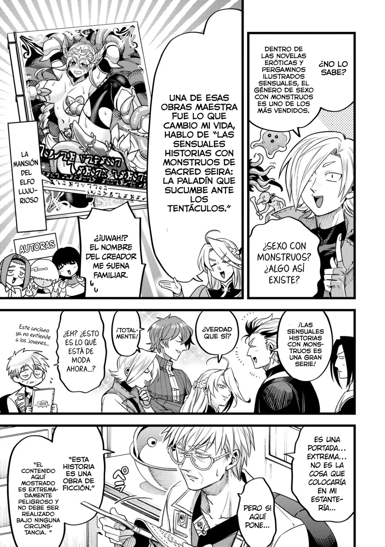 Mahoui rekusu no hentai karute Capitulo 10: Tentáculos página 16
