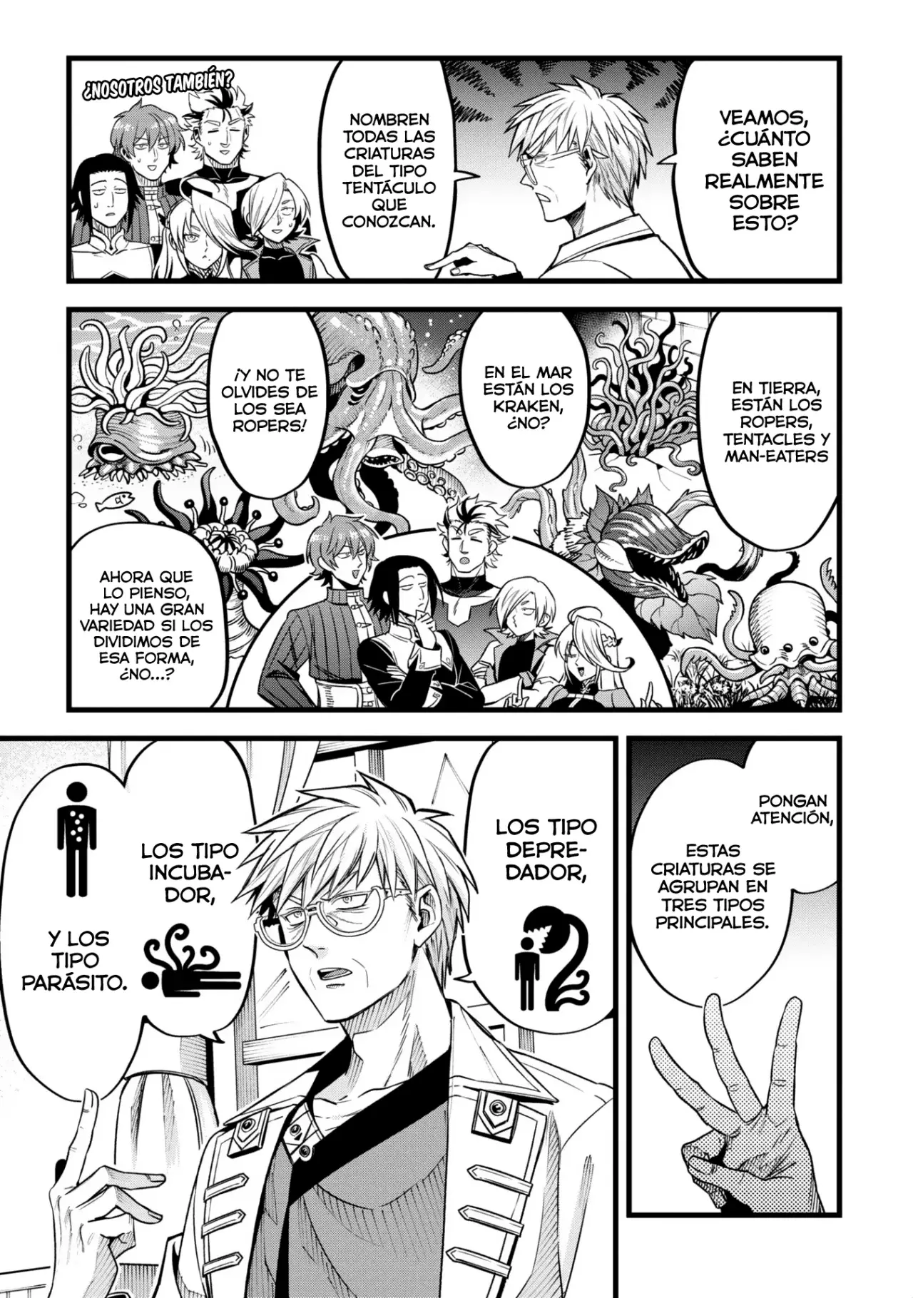Mahoui rekusu no hentai karute Capitulo 10: Tentáculos página 18