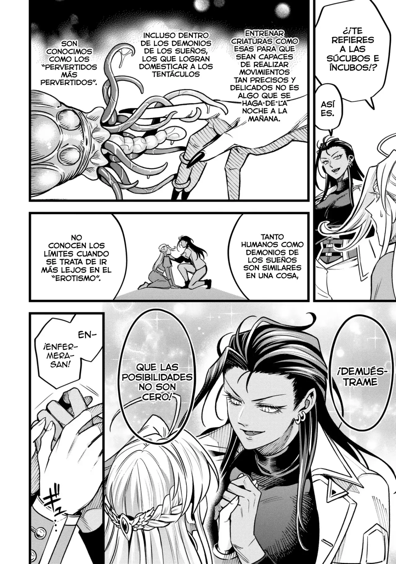 Mahoui rekusu no hentai karute Capitulo 10: Tentáculos página 25