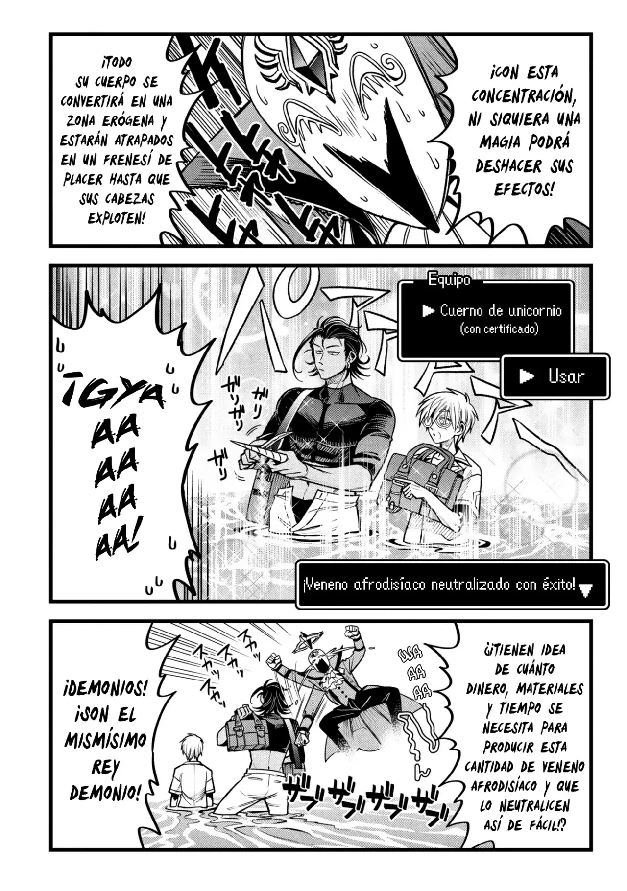 Mahoui rekusu no hentai karute Capitulo 13.5: Dungeon (segunda parte) página 19