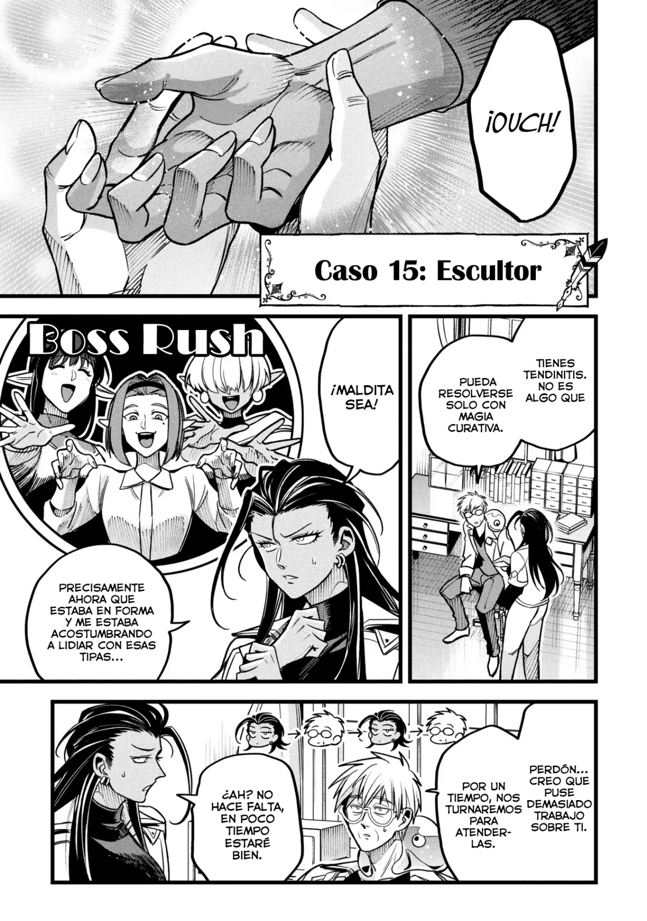 Mahoui rekusu no hentai karute Capitulo 15: Escultor página 2
