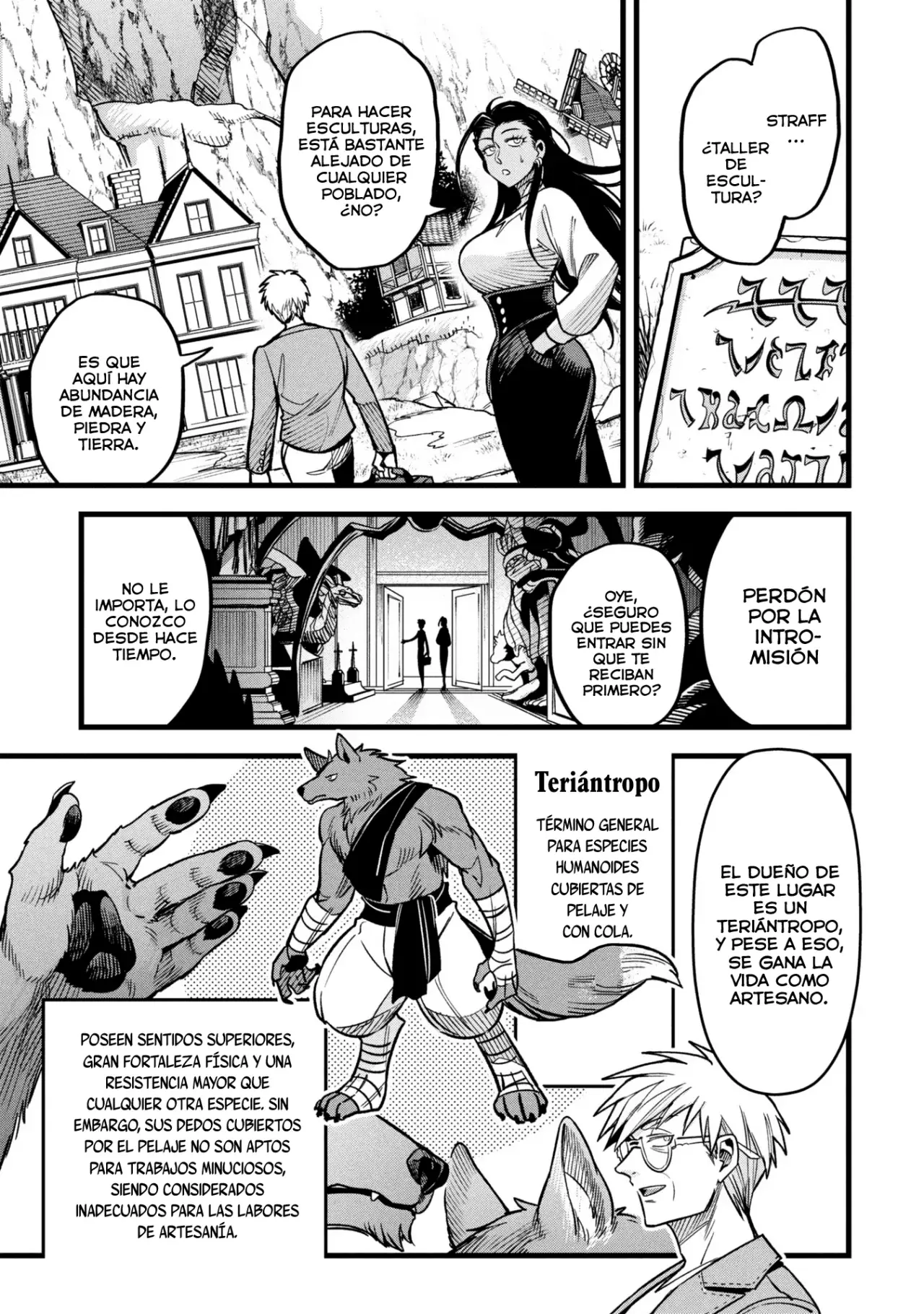 Mahoui rekusu no hentai karute Capitulo 15: Escultor página 4
