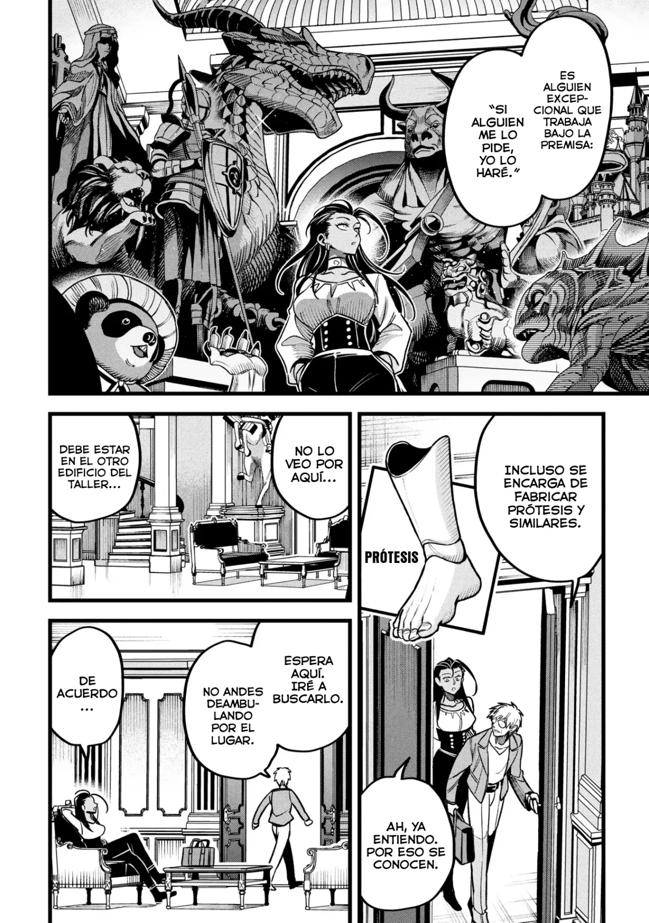 Mahoui rekusu no hentai karute Capitulo 15: Escultor página 5
