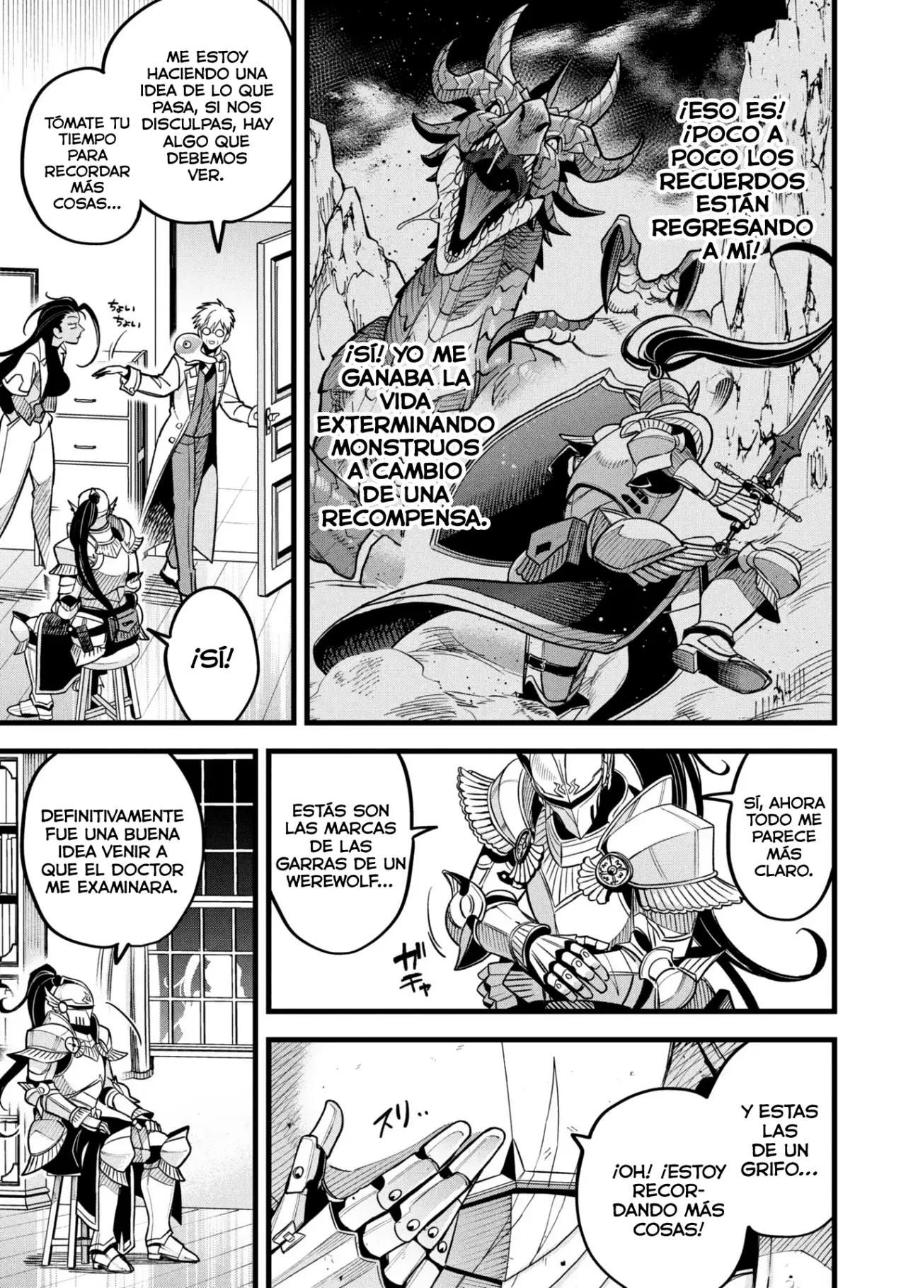 Mahoui rekusu no hentai karute Capitulo 16: Armadura viviente página 10