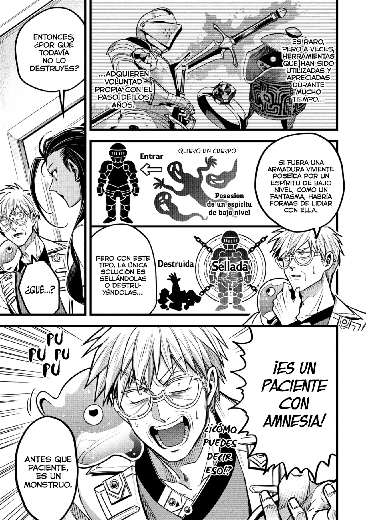 Mahoui rekusu no hentai karute Capitulo 16: Armadura viviente página 12