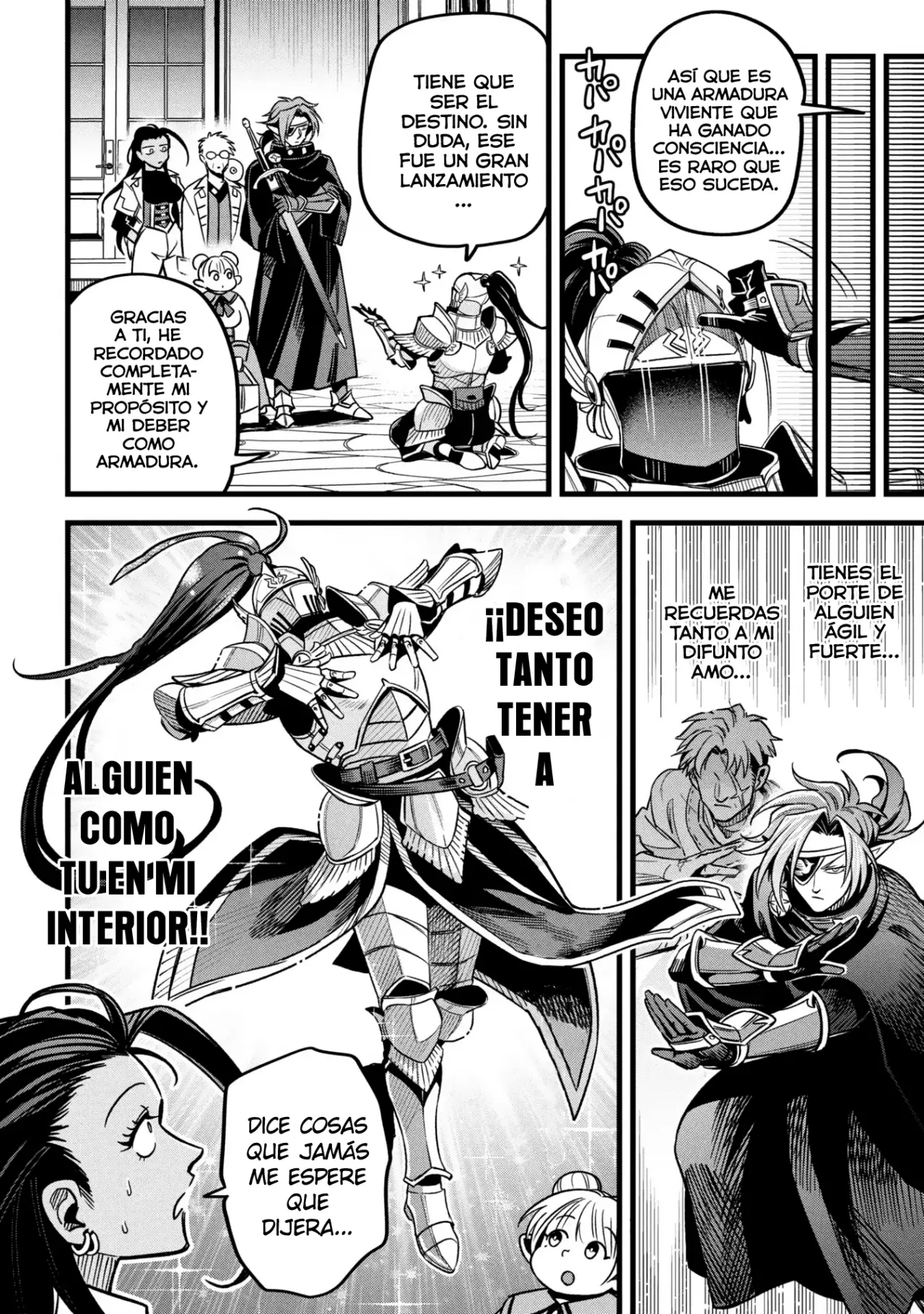 Mahoui rekusu no hentai karute Capitulo 16: Armadura viviente página 19