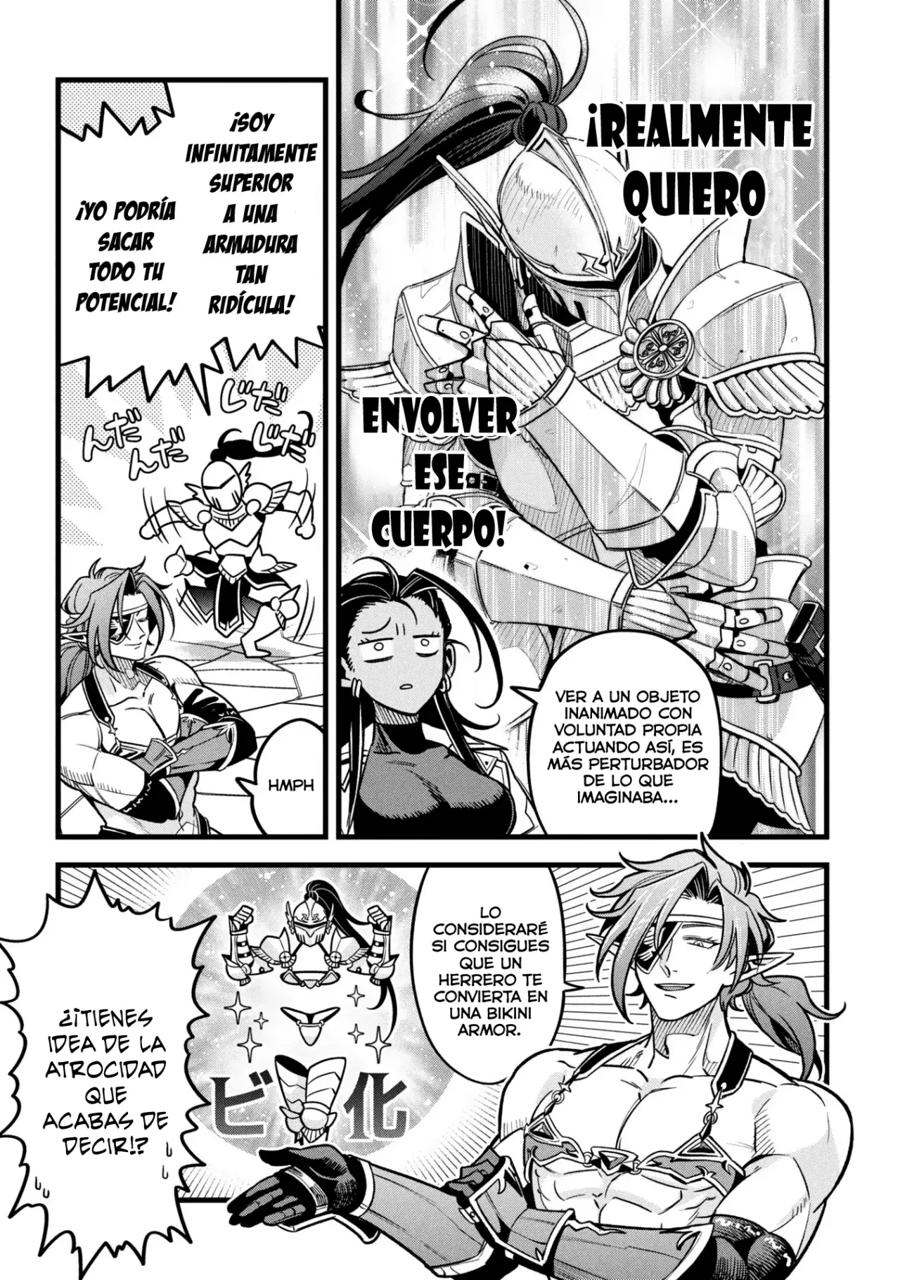Mahoui rekusu no hentai karute Capitulo 16: Armadura viviente página 24
