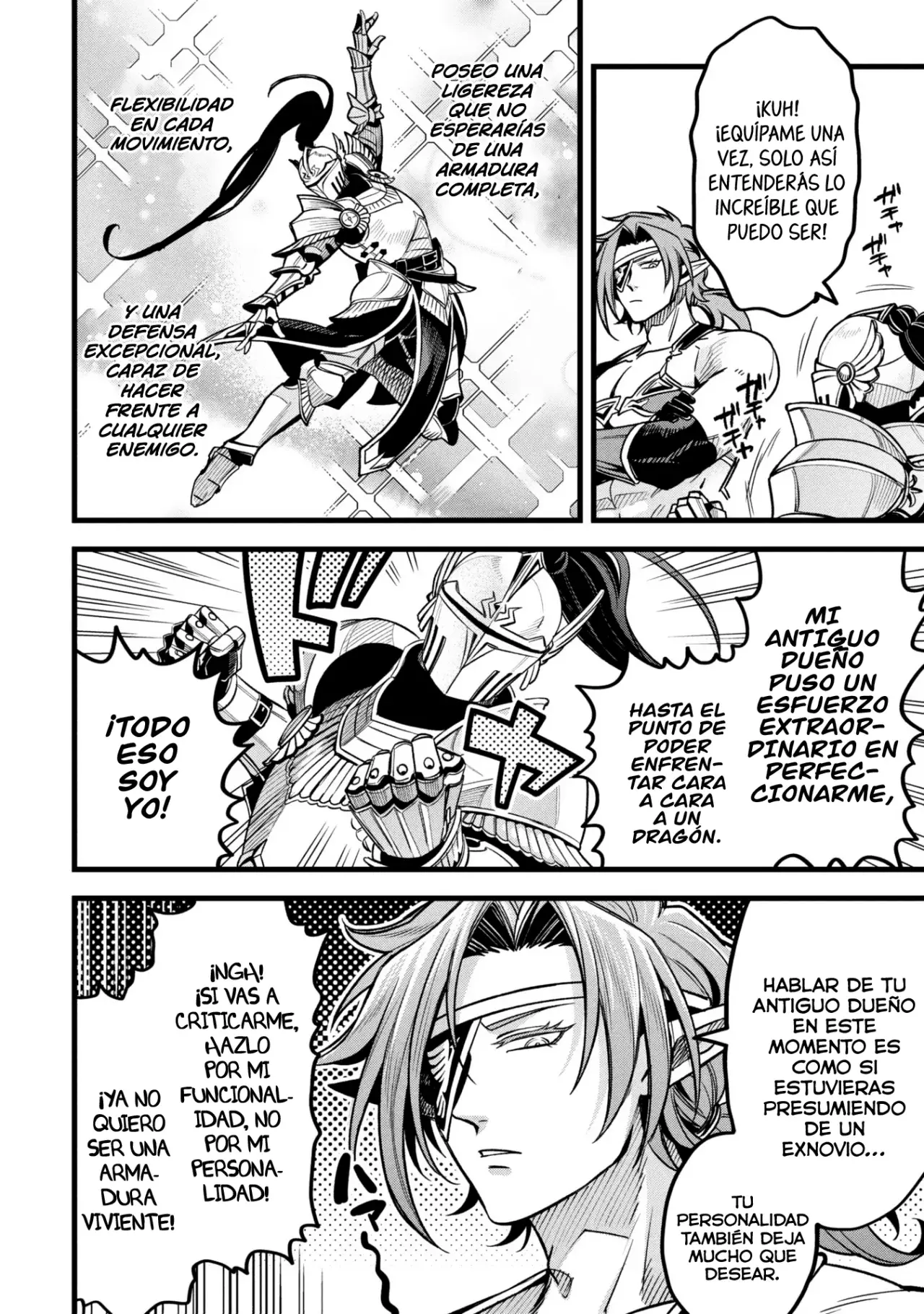 Mahoui rekusu no hentai karute Capitulo 16: Armadura viviente página 25