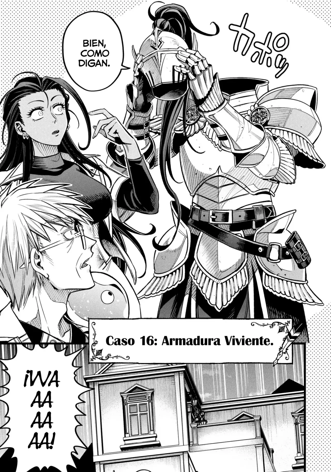 Mahoui rekusu no hentai karute Capitulo 16: Armadura viviente página 4