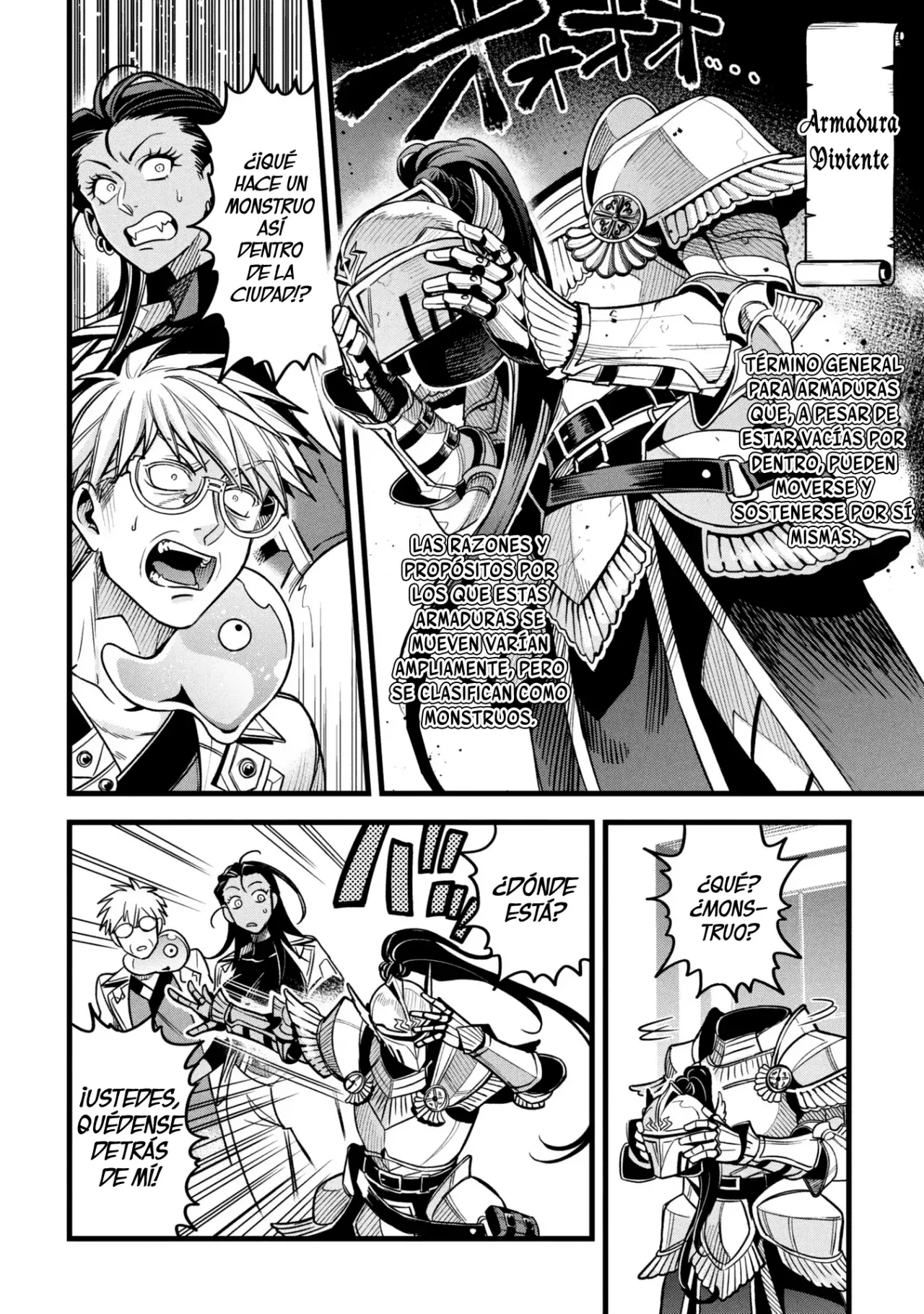 Mahoui rekusu no hentai karute Capitulo 16: Armadura viviente página 5