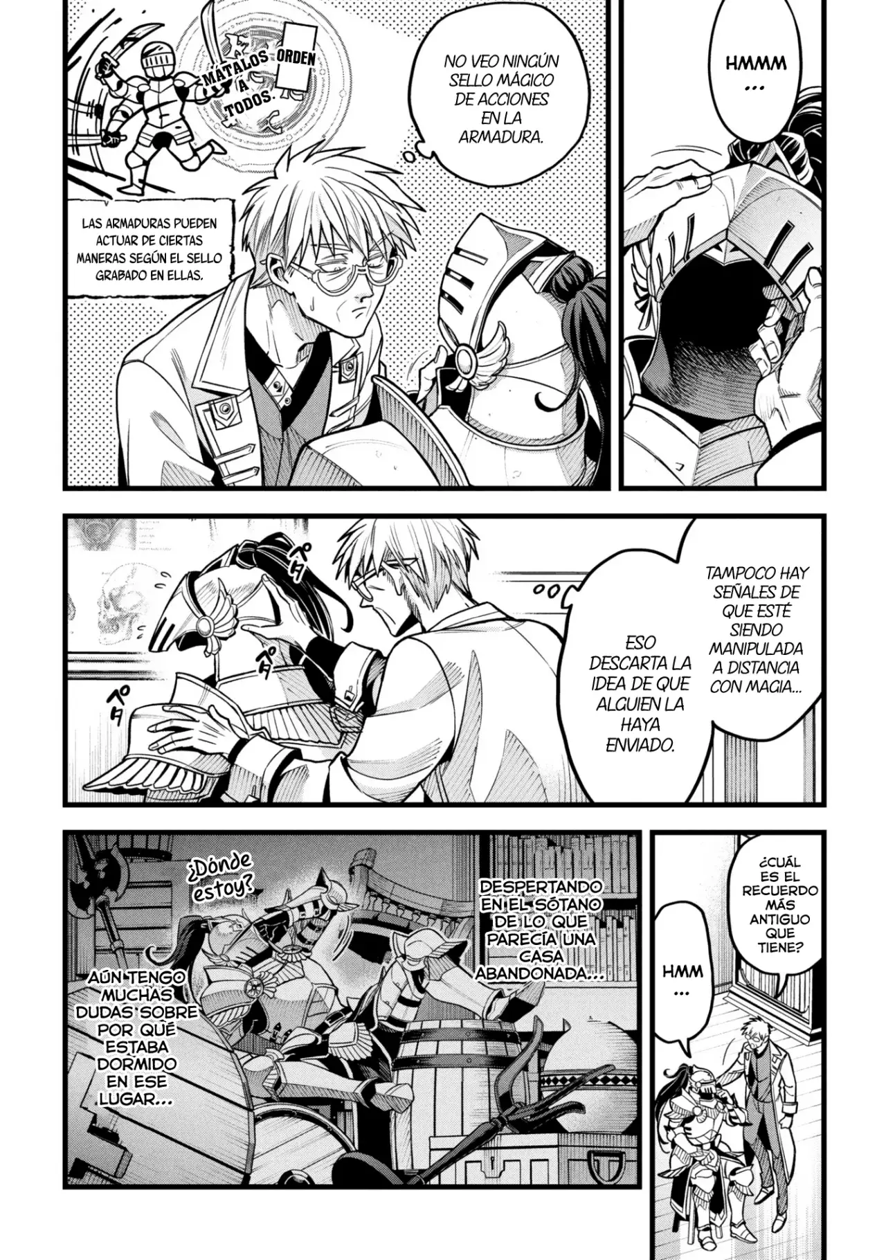 Mahoui rekusu no hentai karute Capitulo 16: Armadura viviente página 7