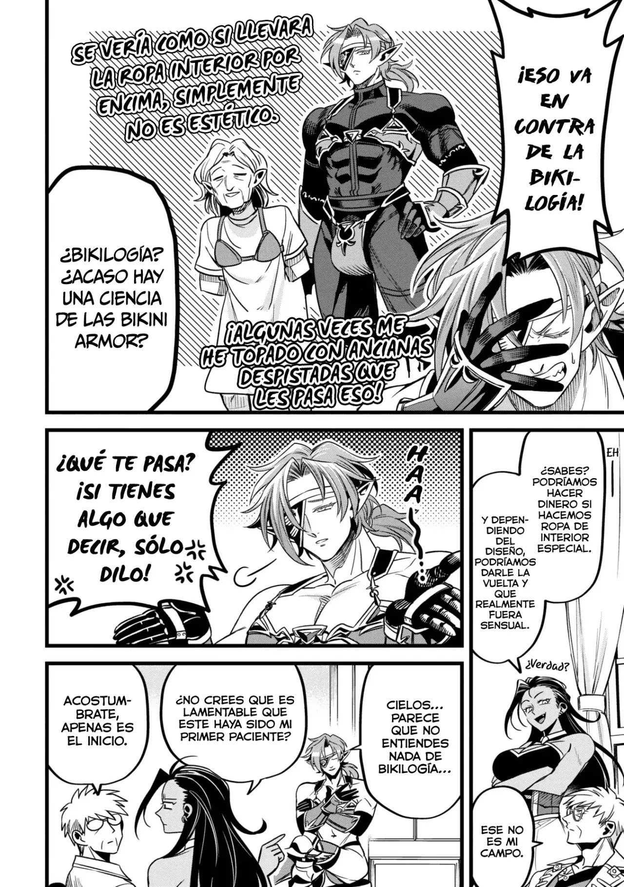 Mahoui rekusu no hentai karute Capitulo 5: Bikini Armor página 14