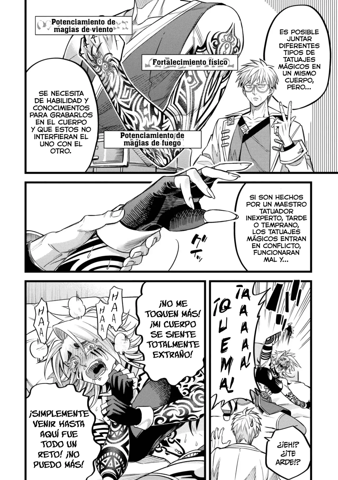 Mahoui rekusu no hentai karute Capitulo 6: Tatuaje Mágico / Tatuaje Lascivo página 12