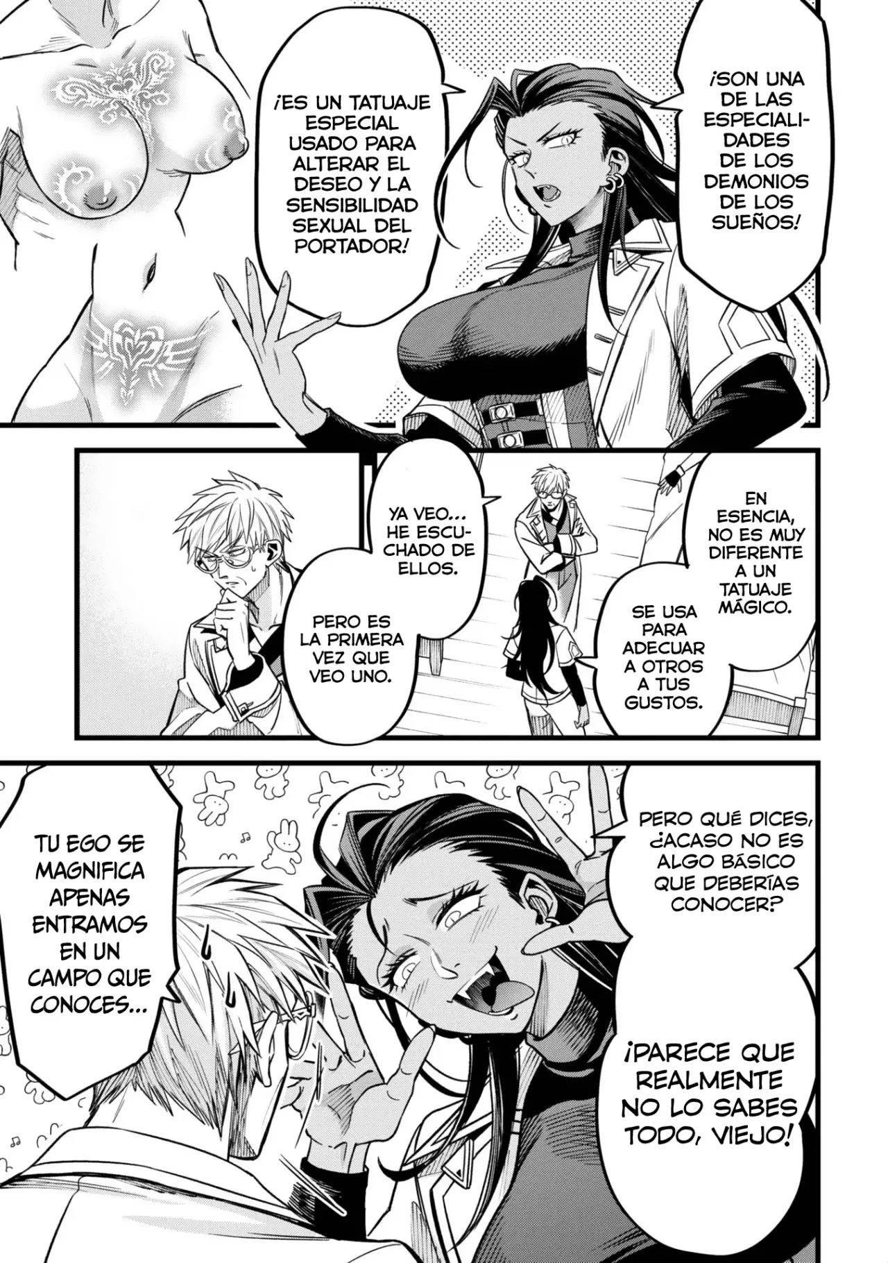 Mahoui rekusu no hentai karute Capitulo 6: Tatuaje Mágico / Tatuaje Lascivo página 15