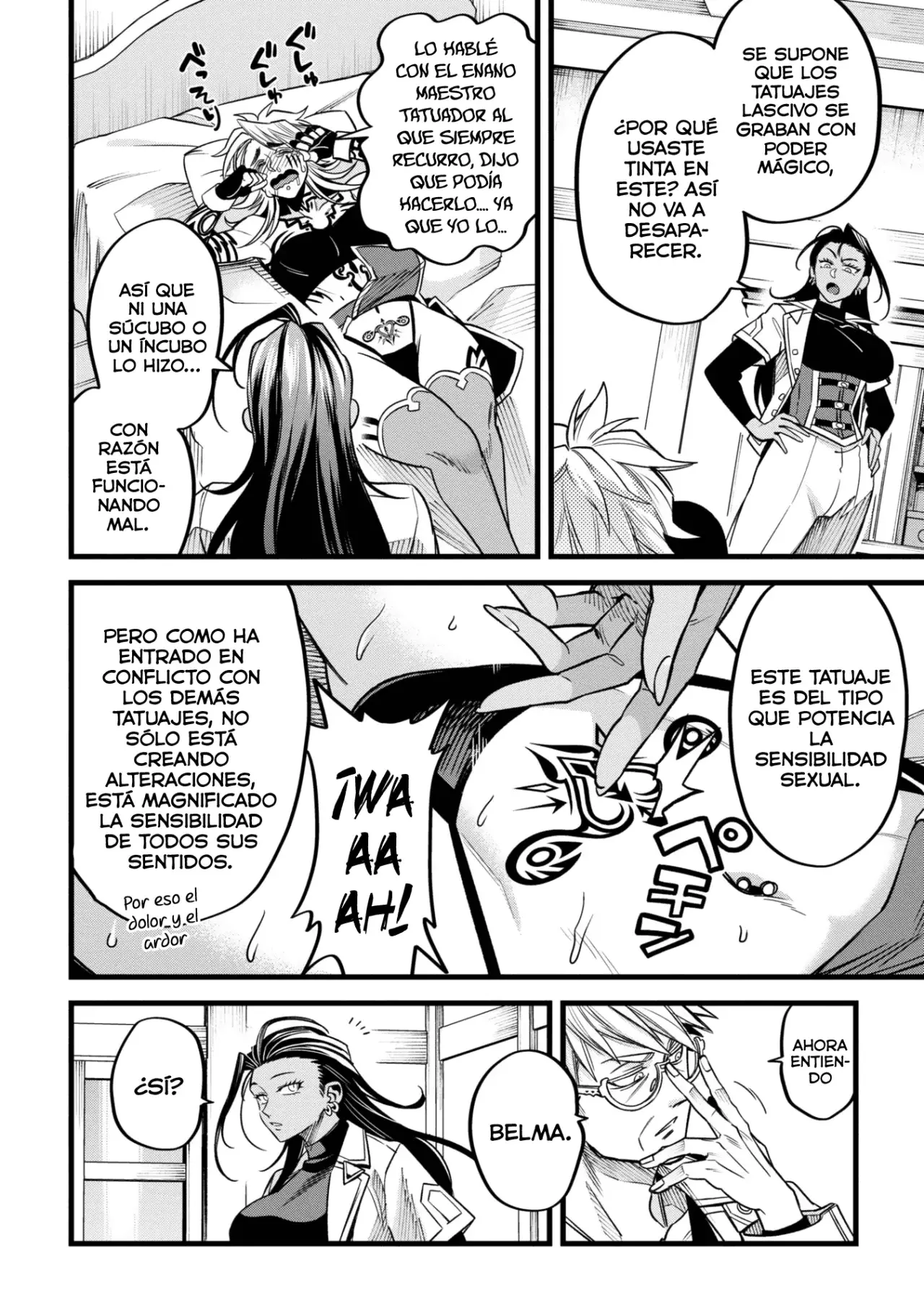 Mahoui rekusu no hentai karute Capitulo 6: Tatuaje Mágico / Tatuaje Lascivo página 16