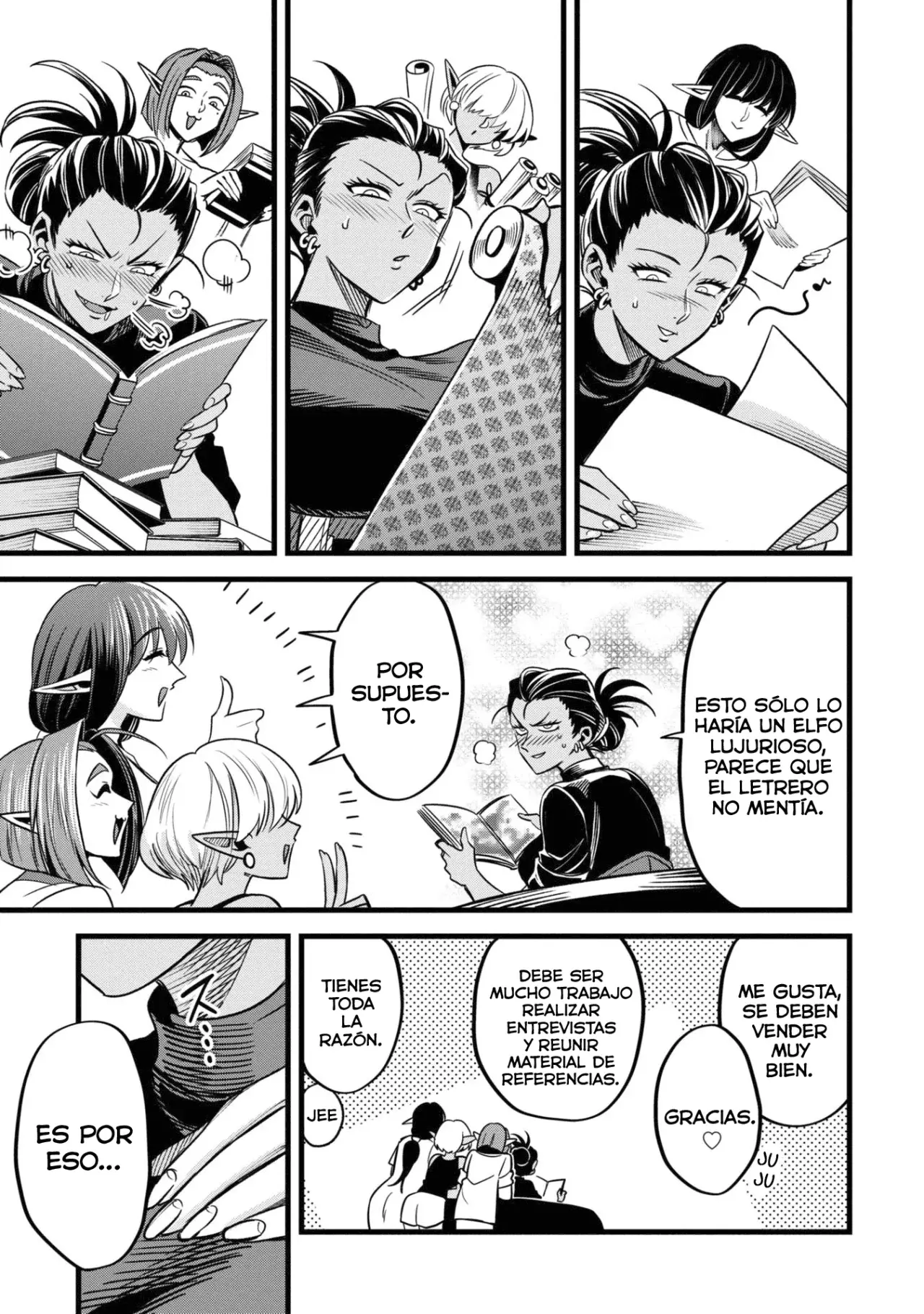 Mahoui rekusu no hentai karute Capitulo 7: Elfos, los seres del bosque página 23
