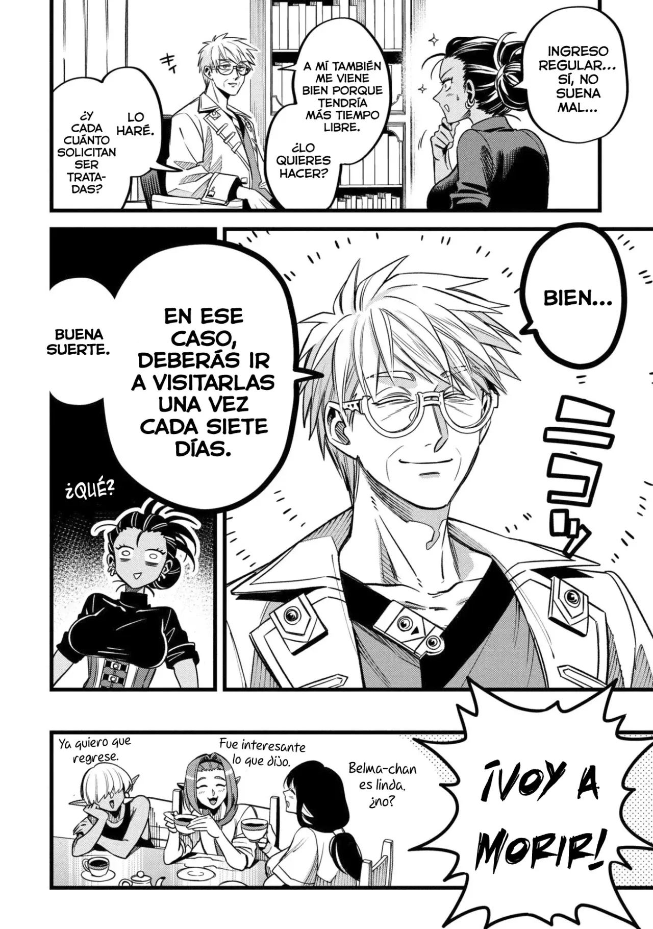 Mahoui rekusu no hentai karute Capitulo 7: Elfos, los seres del bosque página 28