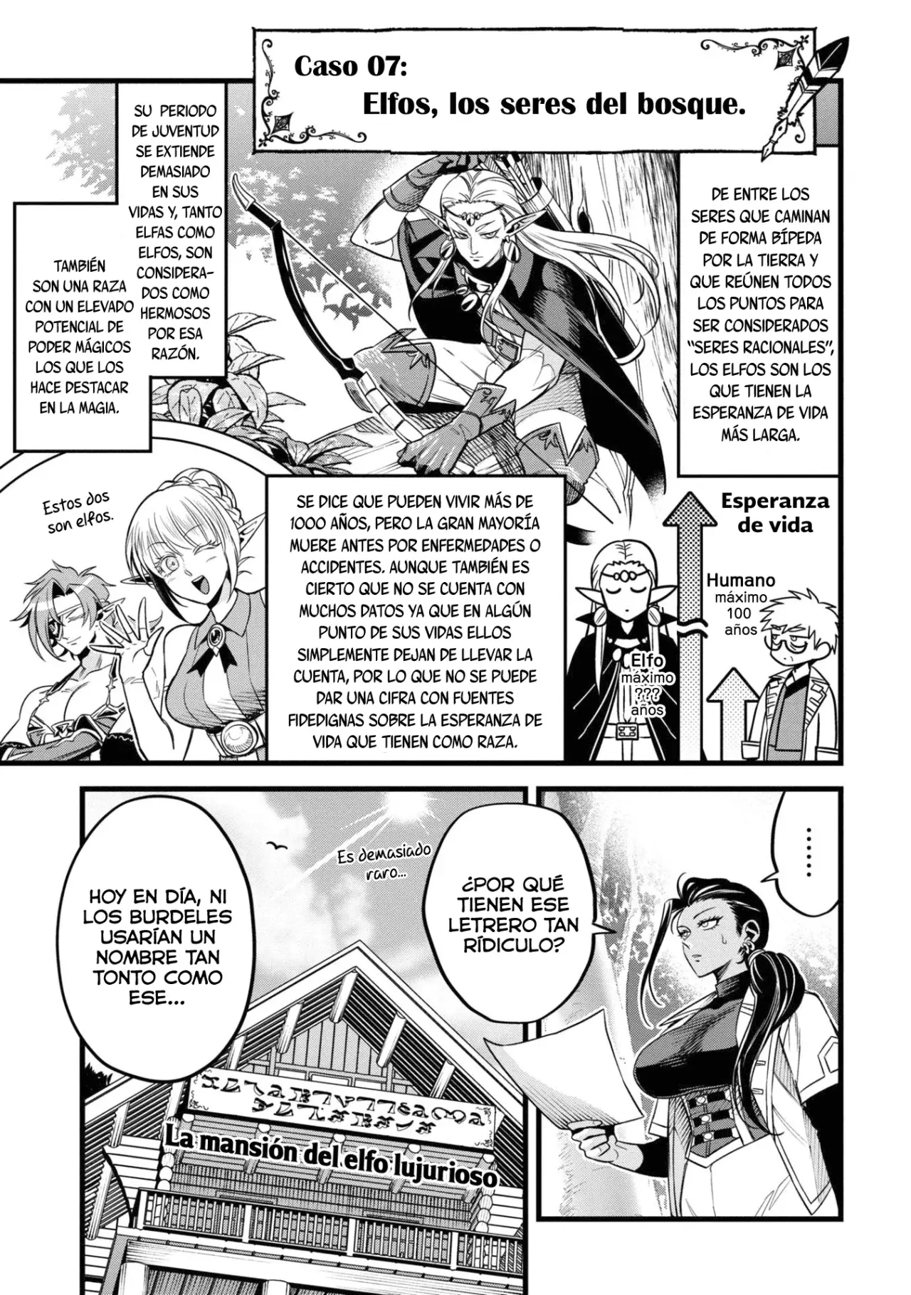 Mahoui rekusu no hentai karute Capitulo 7: Elfos, los seres del bosque página 3