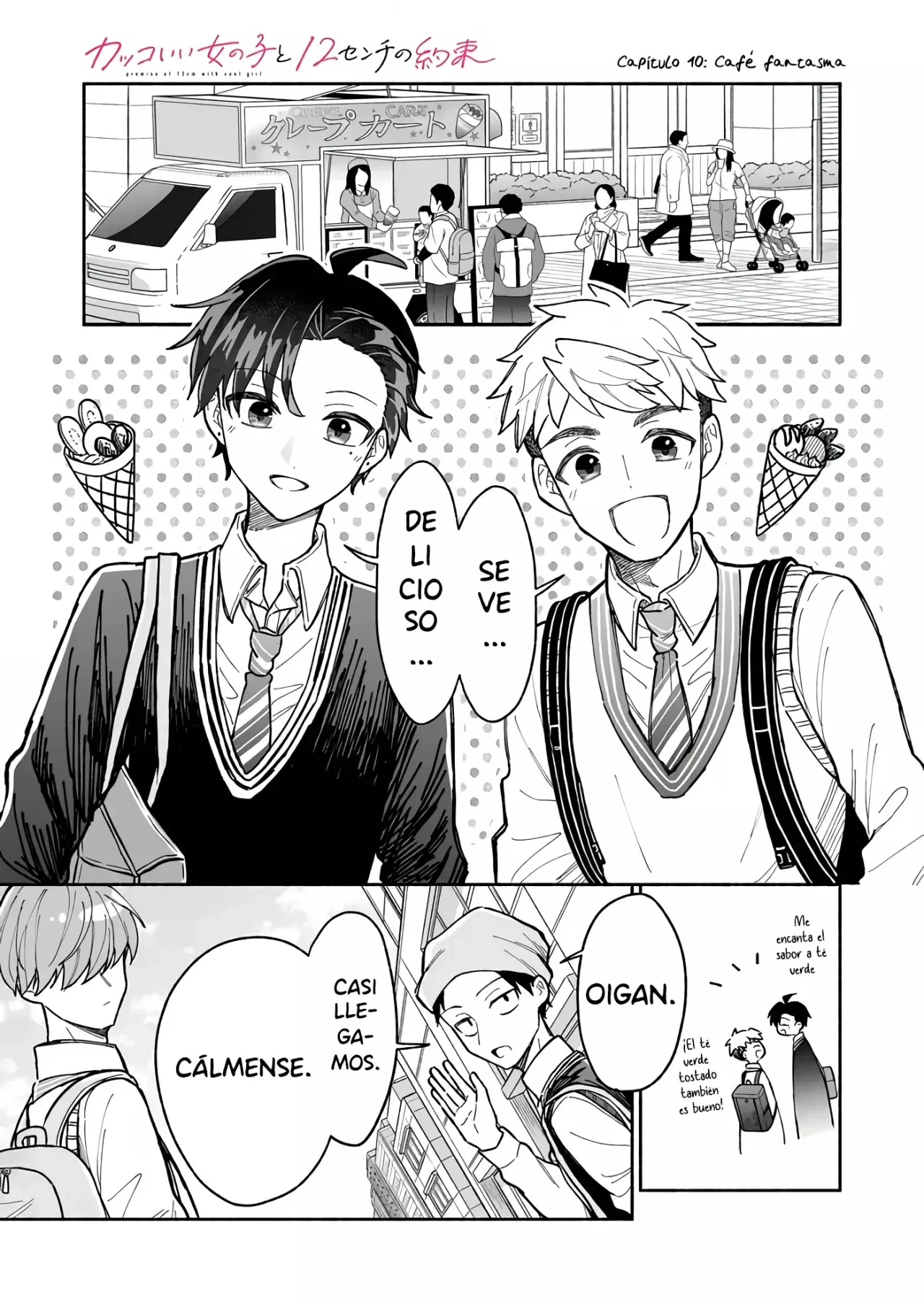 Kakkoi Onnanoko to 12 cm no Yakusoku Capitulo 10 página 3