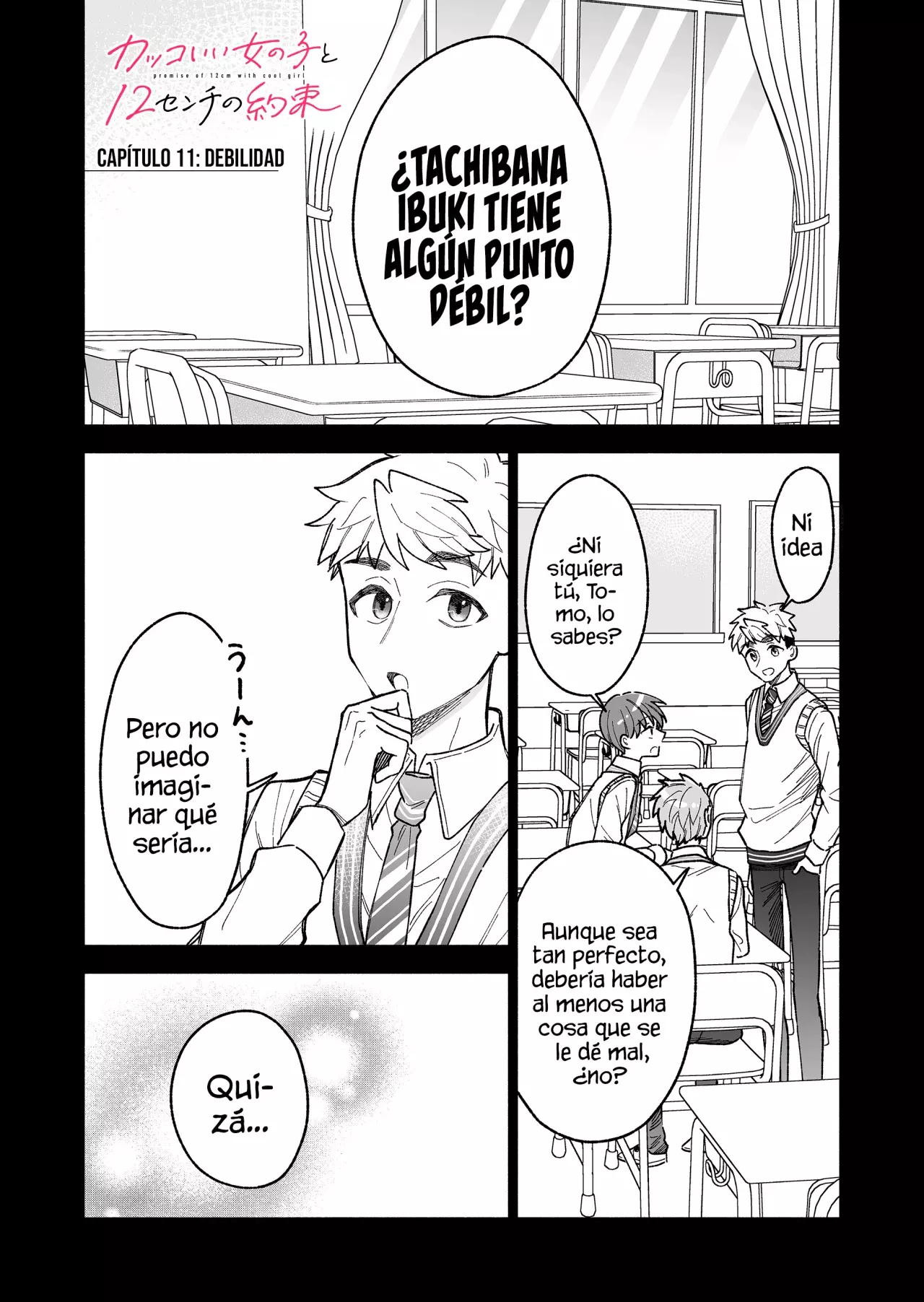 Kakkoi Onnanoko to 12 cm no Yakusoku Capitulo 11 página 3