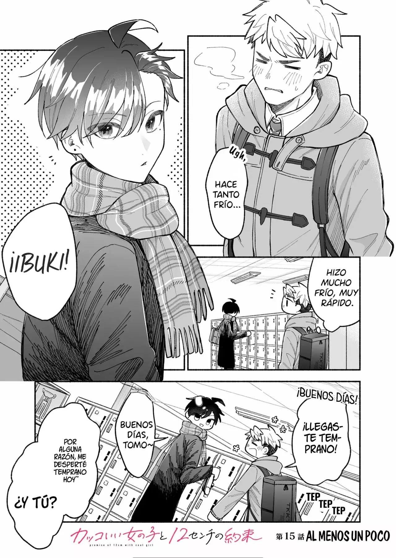 Kakkoi Onnanoko to 12 cm no Yakusoku Capitulo 15 página 3