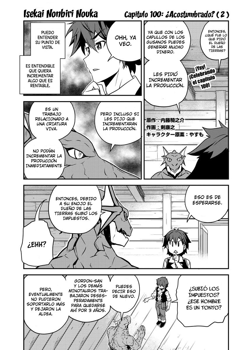 ISEKAI NONBIRI NOUKA Capitulo 100 página 2