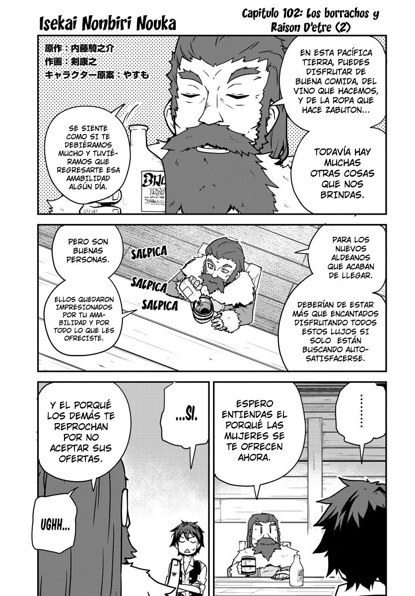ISEKAI NONBIRI NOUKA Capitulo 102: Los borrachos y Raison D'etre (2) página 2