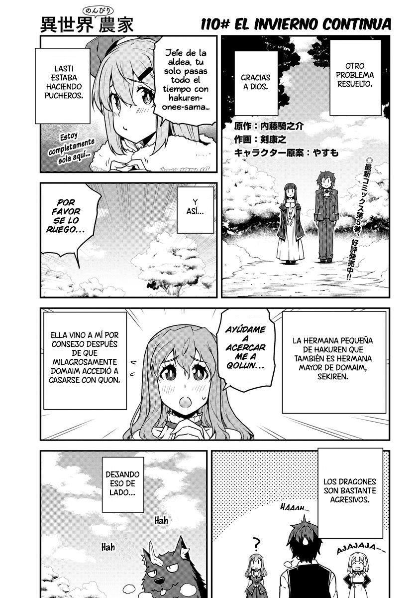 ISEKAI NONBIRI NOUKA Capitulo 110 página 1