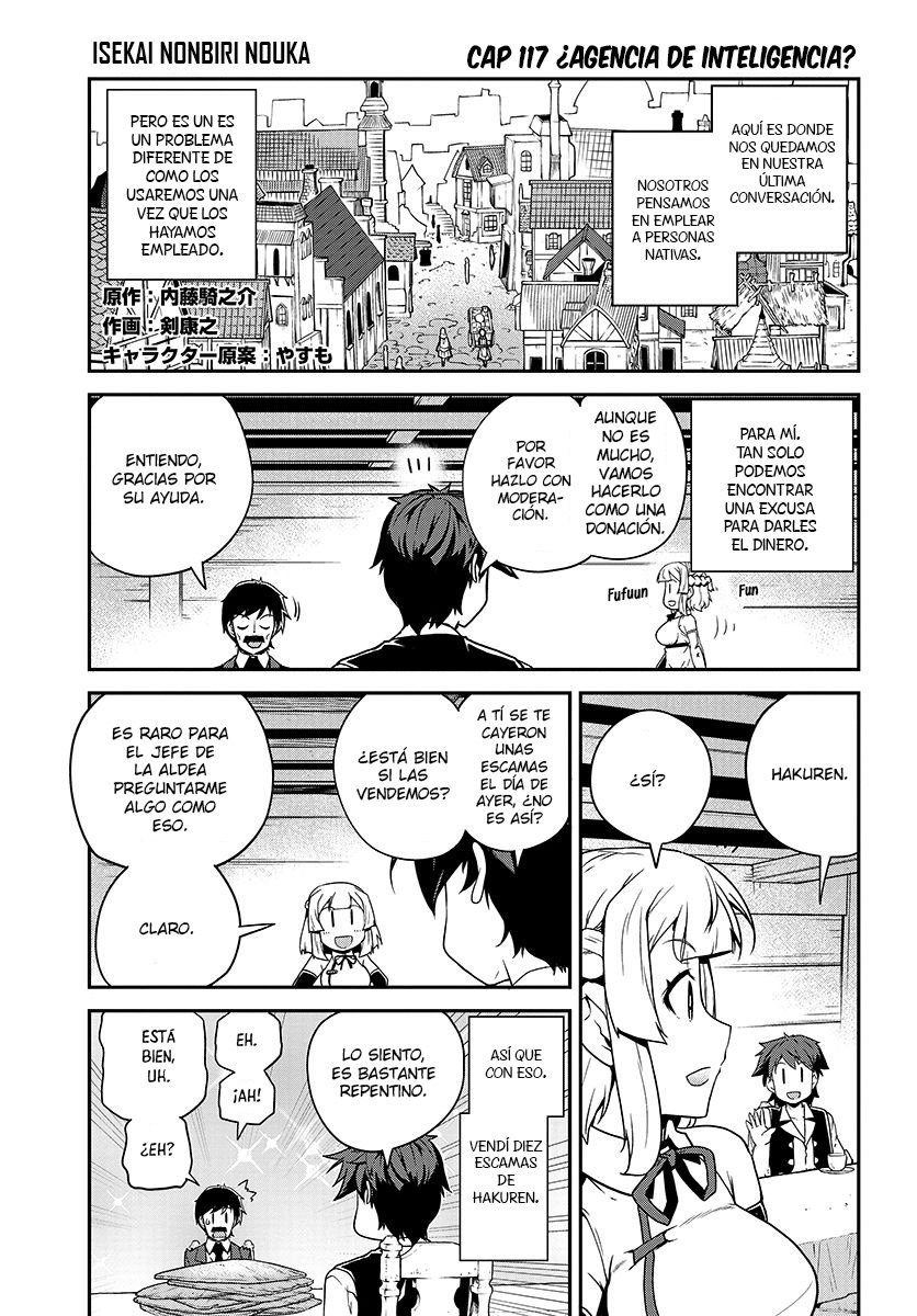 ISEKAI NONBIRI NOUKA Capitulo 117: ¿AGENCIA DE INTELIGENCIA? página 1
