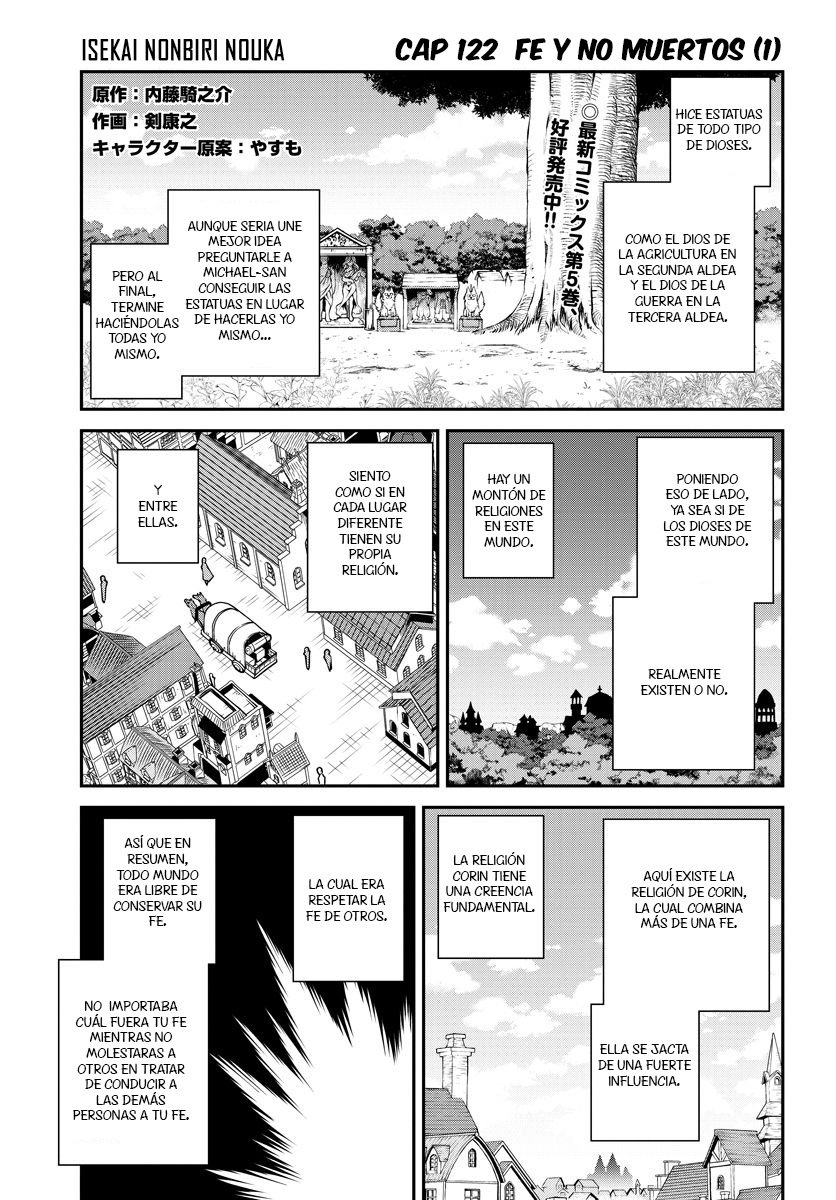 ISEKAI NONBIRI NOUKA Capitulo 122: FE Y NO MUERTOS (1) página 1