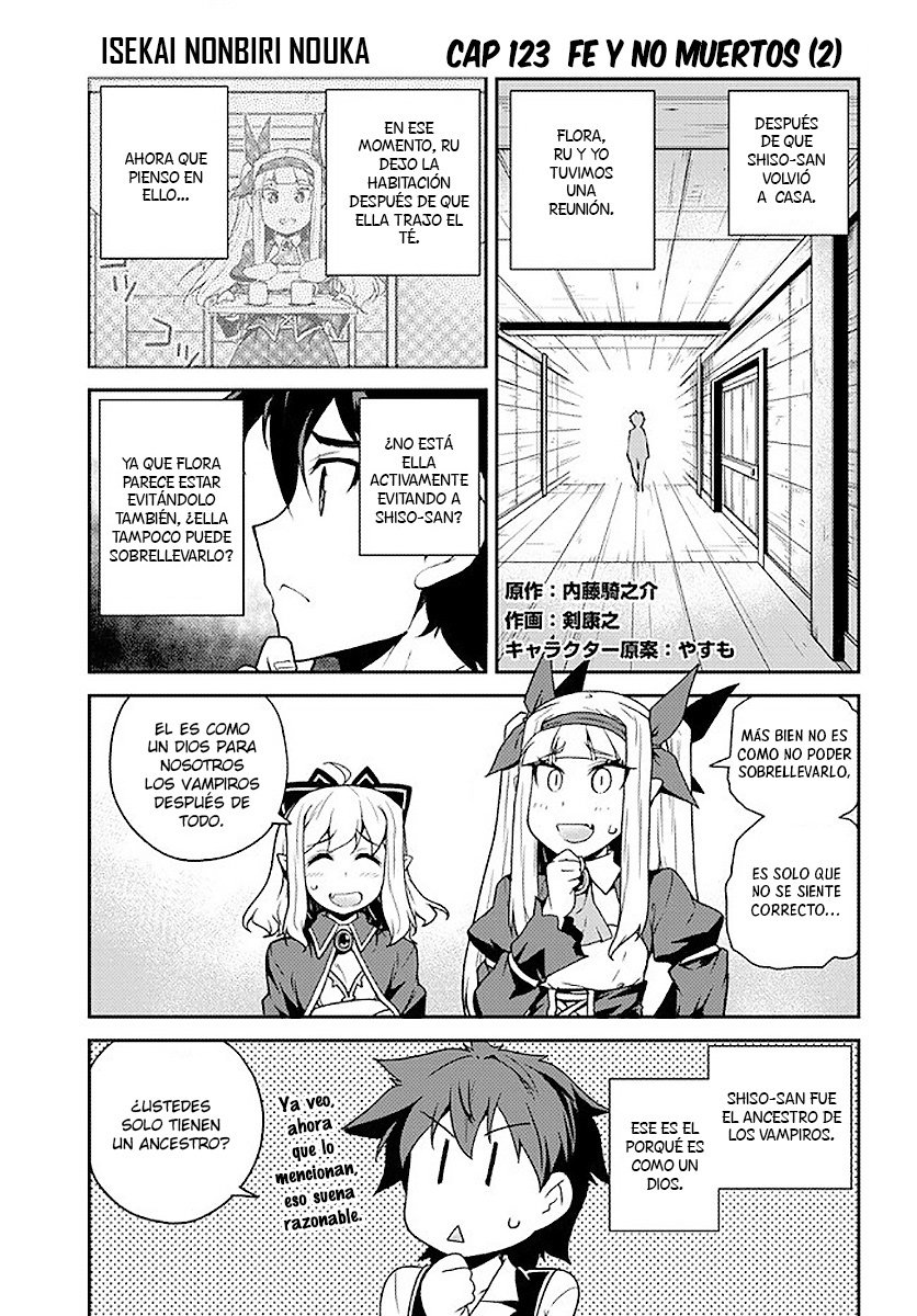 ISEKAI NONBIRI NOUKA Capitulo 123: FE Y NO MUERTOS (2) página 1