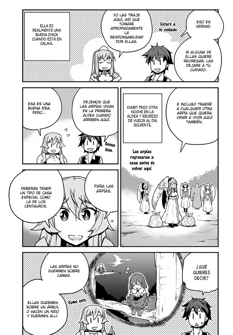 ISEKAI NONBIRI NOUKA Capitulo 130: UNA DISCUSIÓN CON KIABT Y LAS ARPÍAS (1) página 3