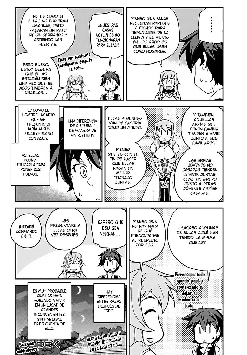 ISEKAI NONBIRI NOUKA Capitulo 130: UNA DISCUSIÓN CON KIABT Y LAS ARPÍAS (1) página 4