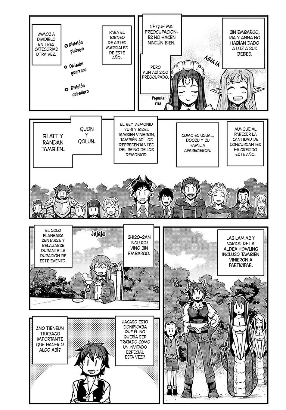 ISEKAI NONBIRI NOUKA Capitulo 142: SEGUNDO TORNEO DE ARTES MARCIALES, DIVISIÓN PLEBEYO, DIVISIÓN GUERRERO DIVISIÓN CABALLERO, ENCUENTROS DE PRUEBA (1) página 3