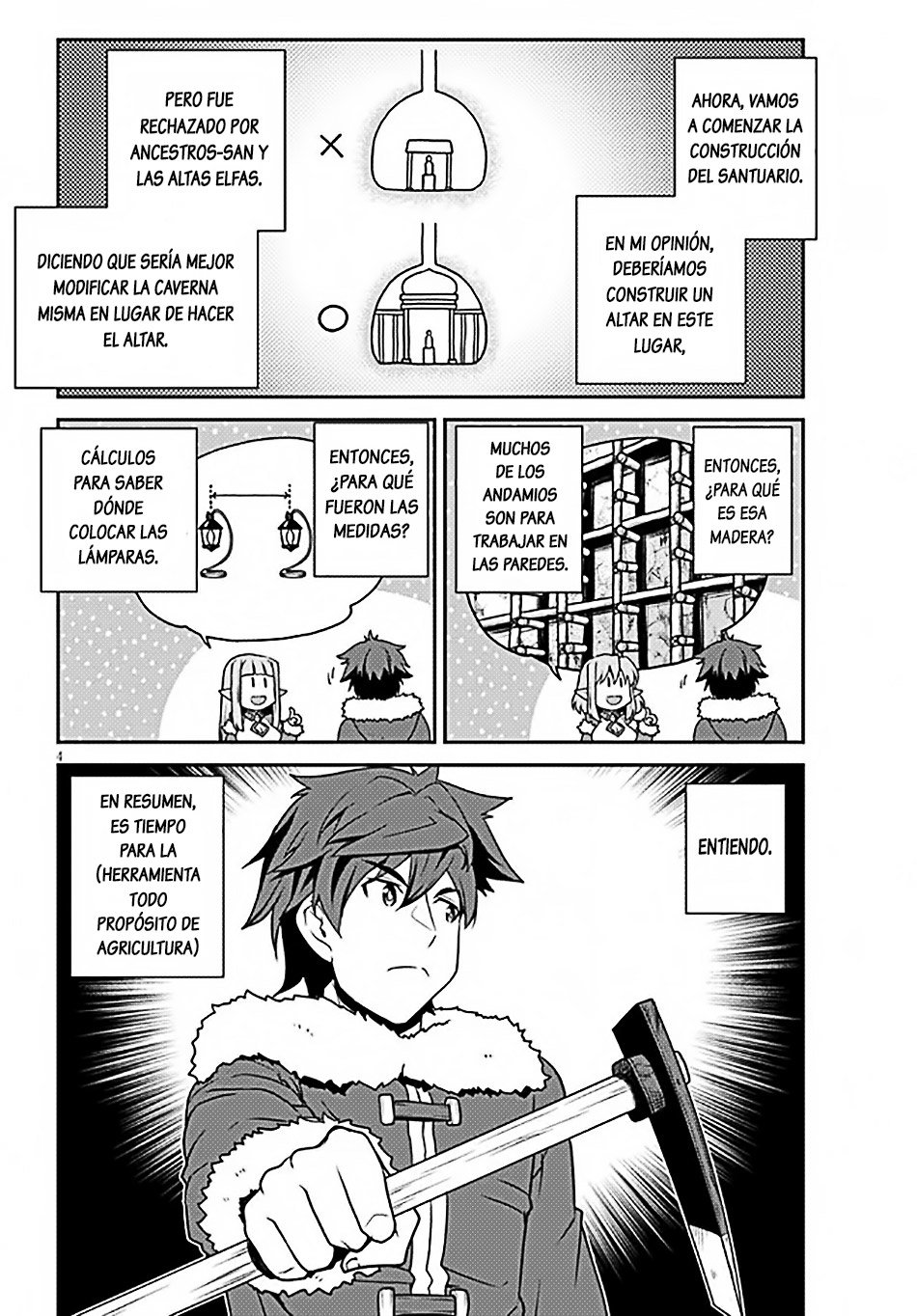 ISEKAI NONBIRI NOUKA Capitulo 191: Santuario y Caballero Fantasma (1) página 4