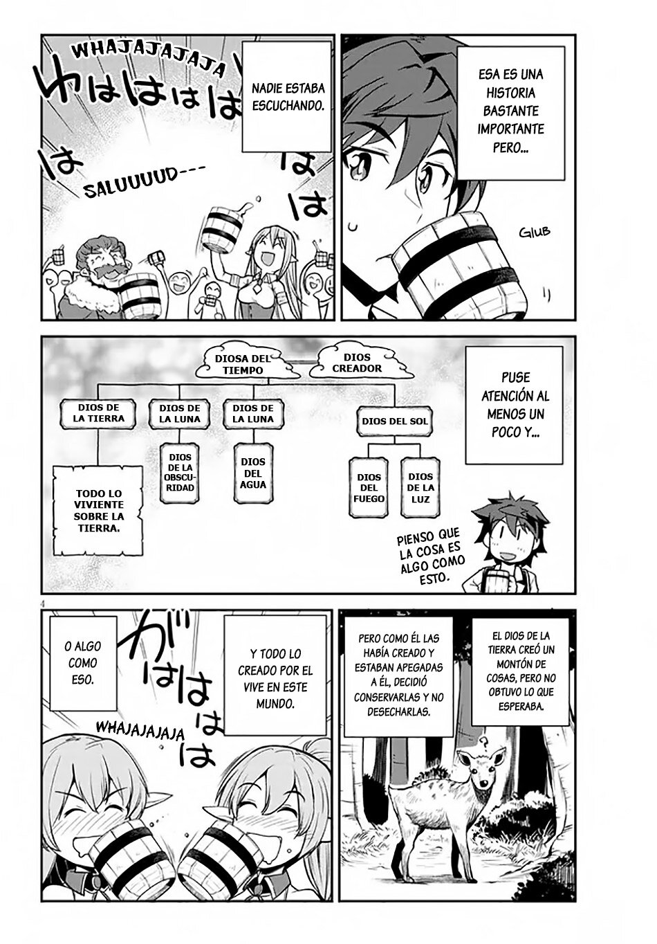 ISEKAI NONBIRI NOUKA Capitulo 199: Mito De La Creación (1) página 4
