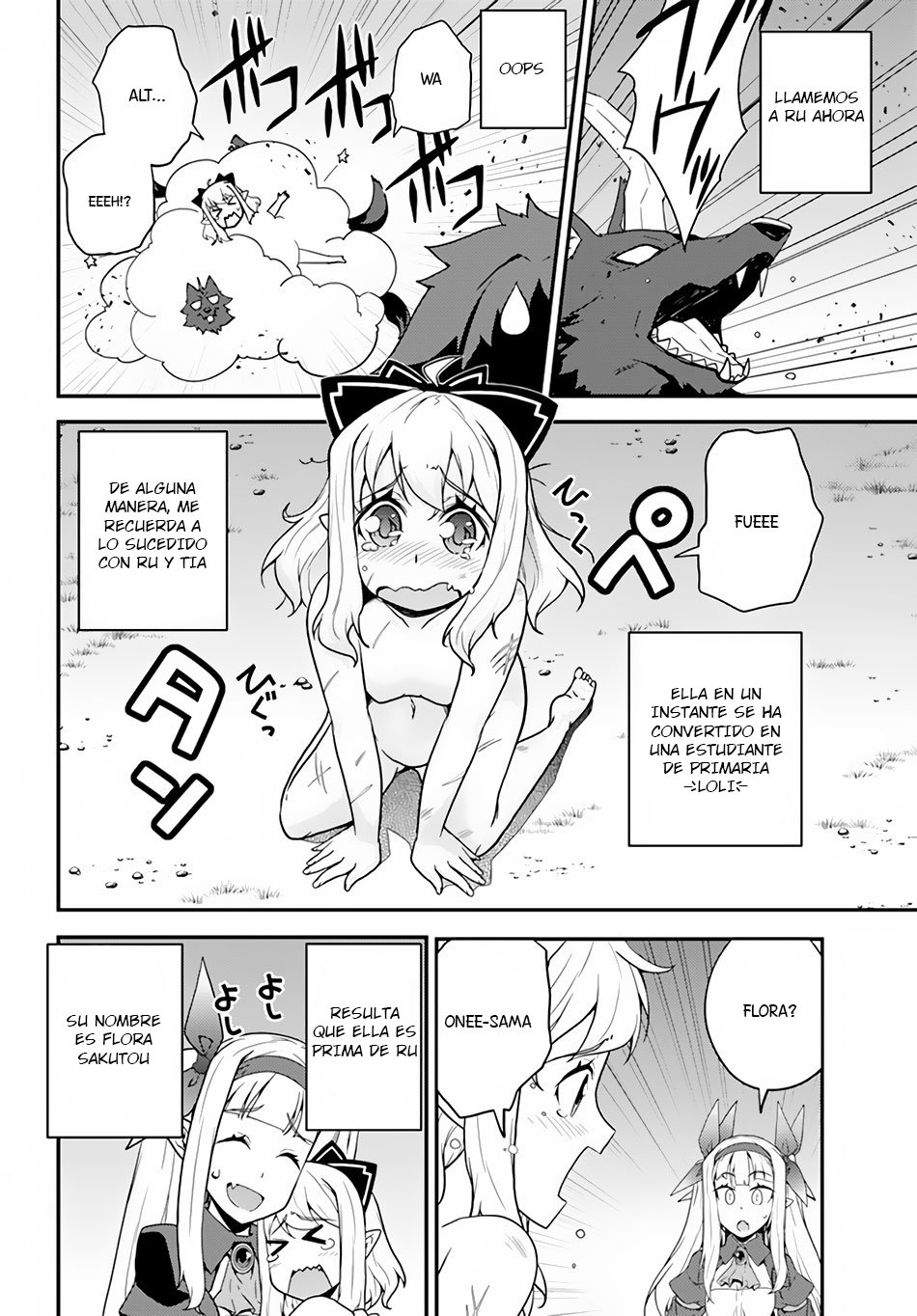 ISEKAI NONBIRI NOUKA Capitulo 20: Flora,las sirvientas Onis y las Vacas página 3