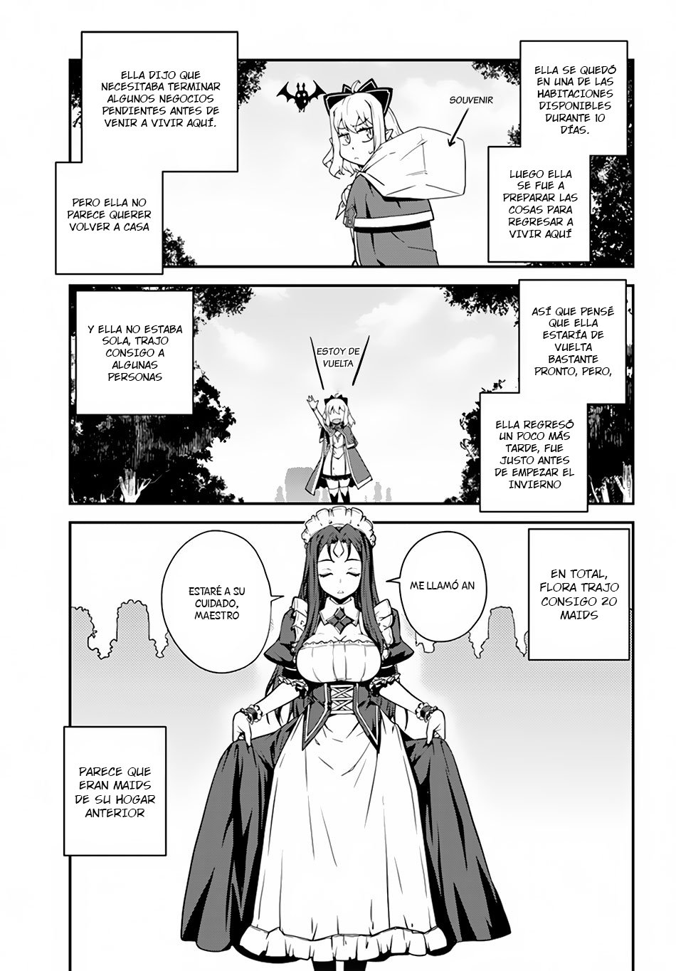 ISEKAI NONBIRI NOUKA Capitulo 20: Flora,las sirvientas Onis y las Vacas página 6