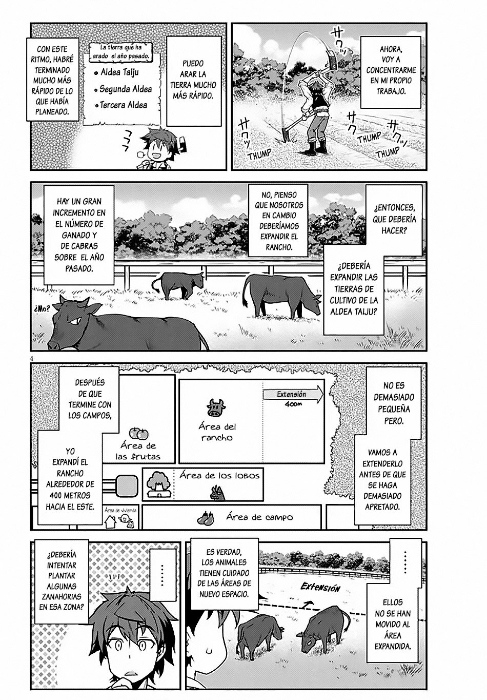ISEKAI NONBIRI NOUKA Capitulo 212: Trabajos De Primavera, Expansión Del Rancho Y Otros página 4