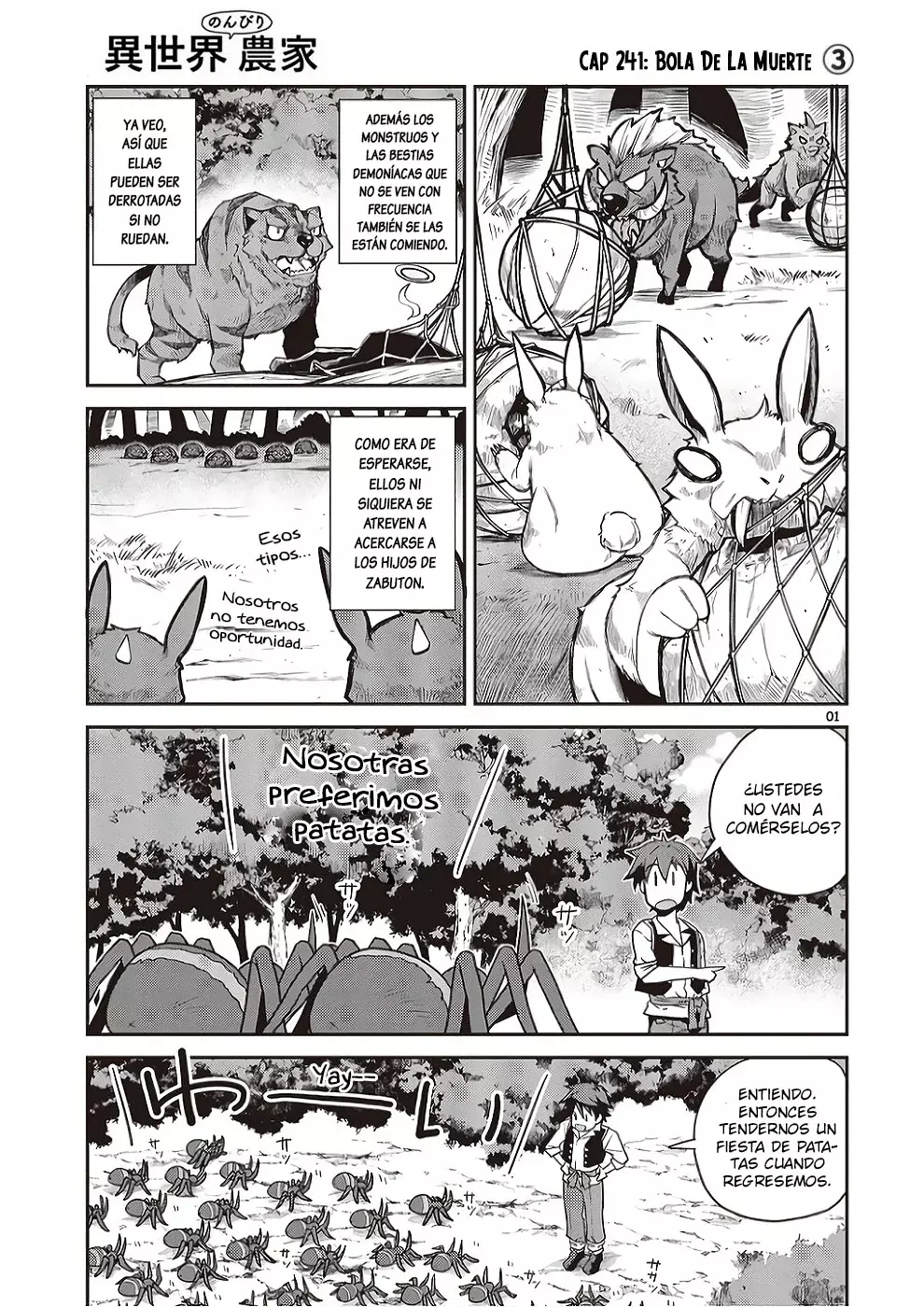 ISEKAI NONBIRI NOUKA Capitulo 243: Bola De La Muerte (3) página 1