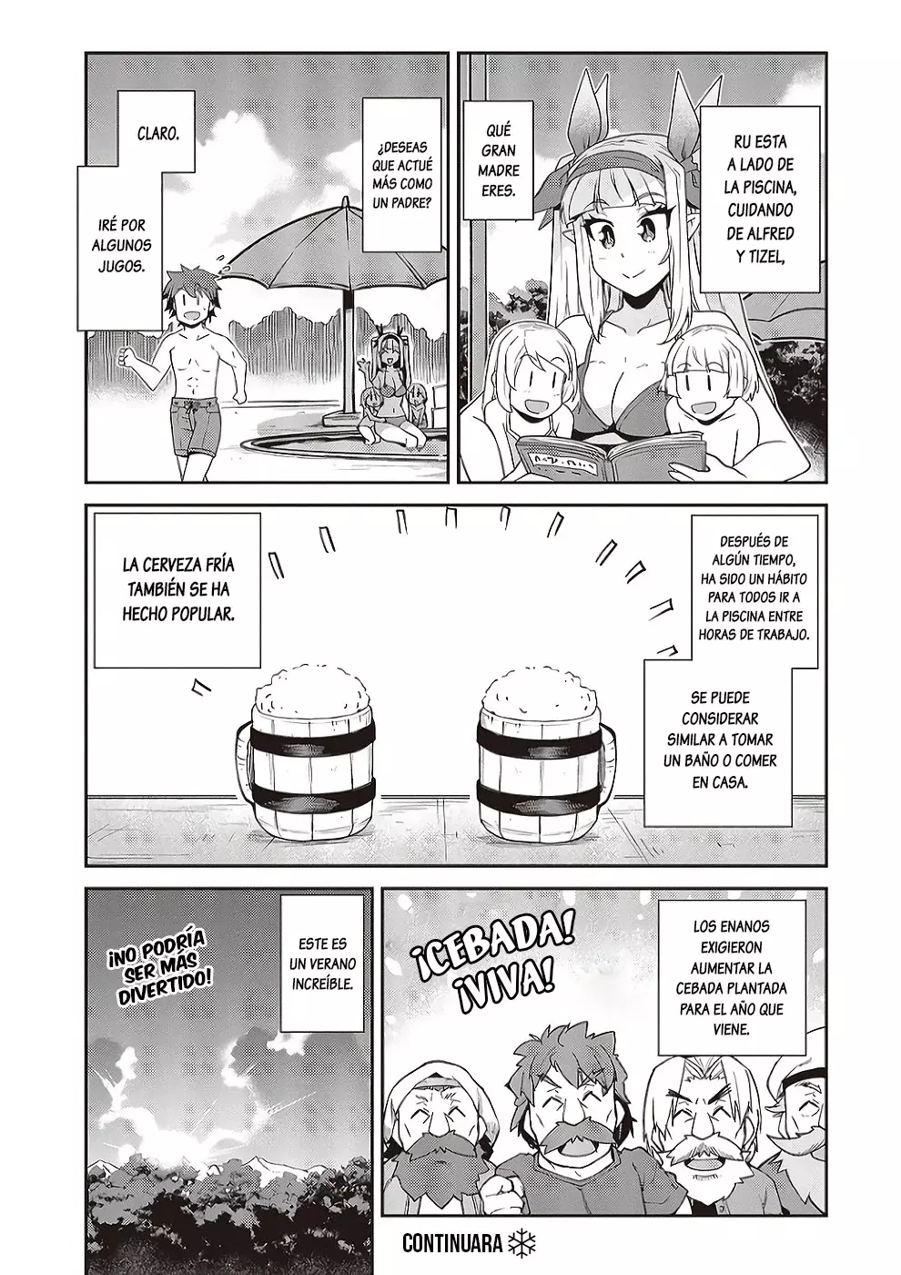 ISEKAI NONBIRI NOUKA Capitulo 256: Piscina De Verano (3) página 6