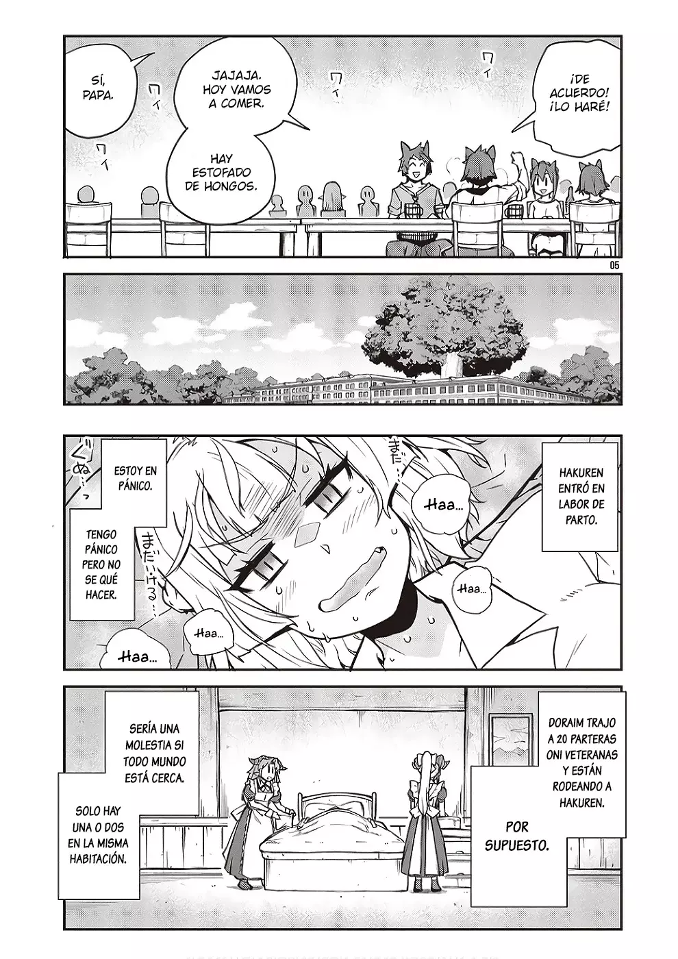 ISEKAI NONBIRI NOUKA Capitulo 267: El Parto De Hakuren (1) página 5